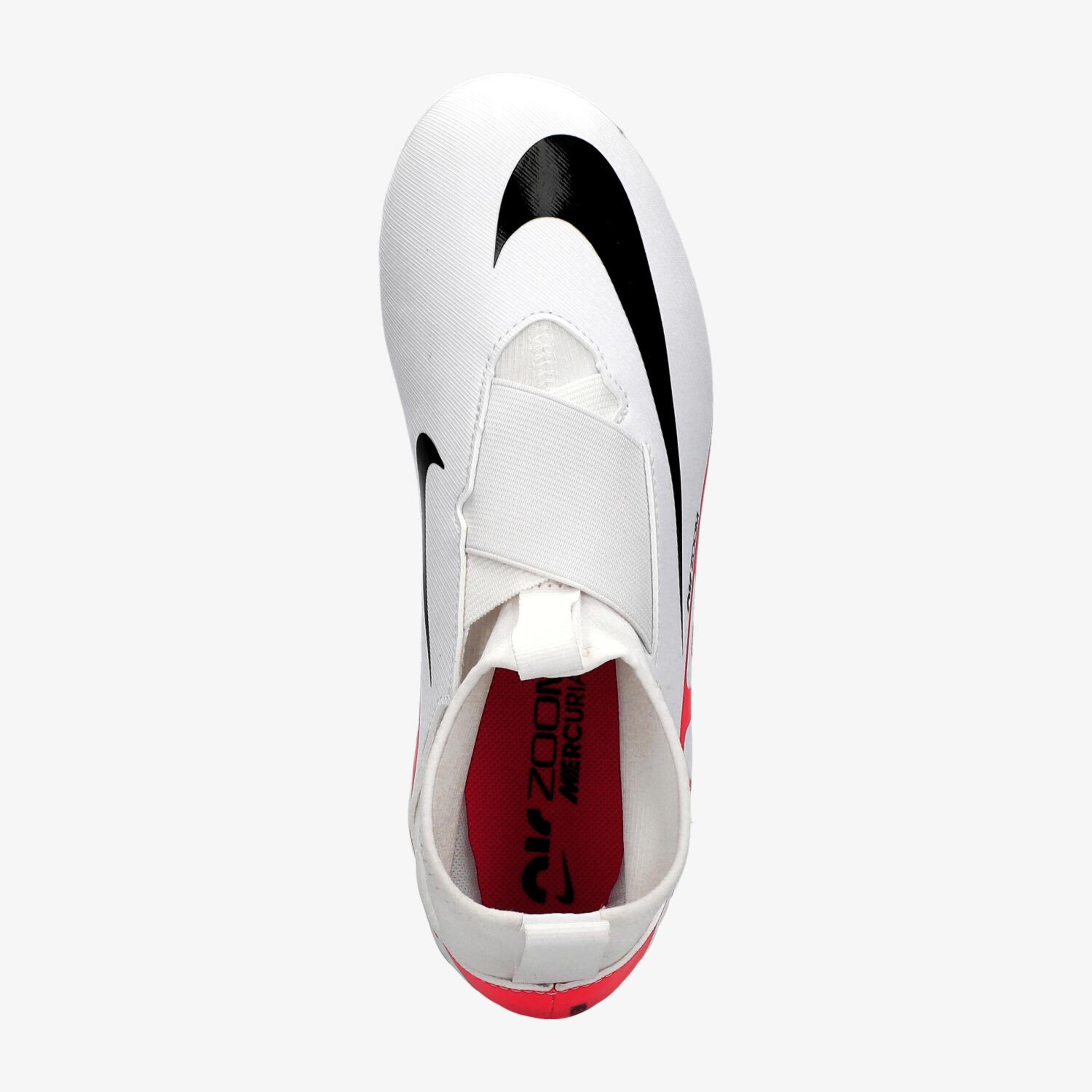 Nike Mercurial Vapor MG - Blanco - Botas Fútbol Niño