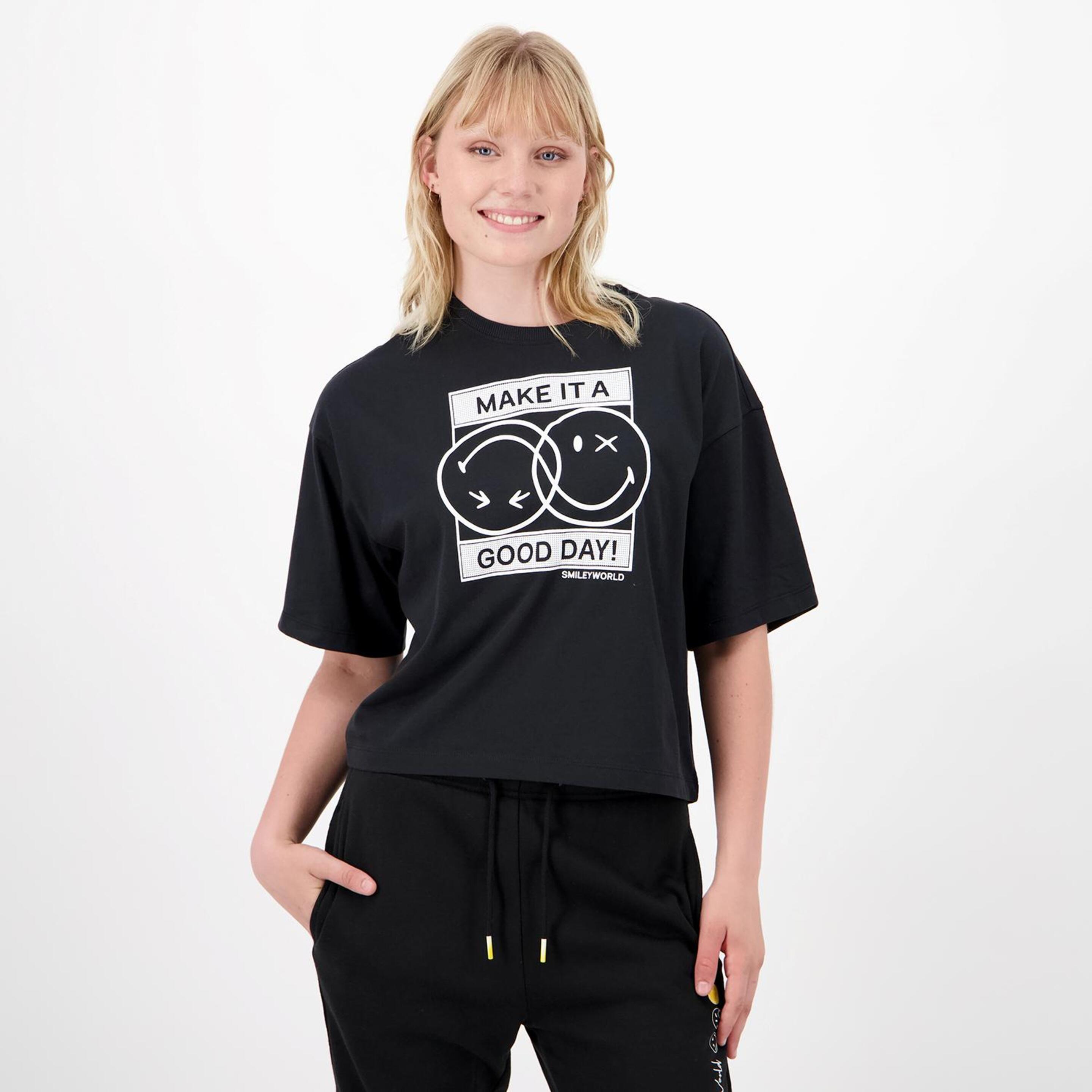 Camiseta SmileyWorld® - negro - Camiseta Mujer