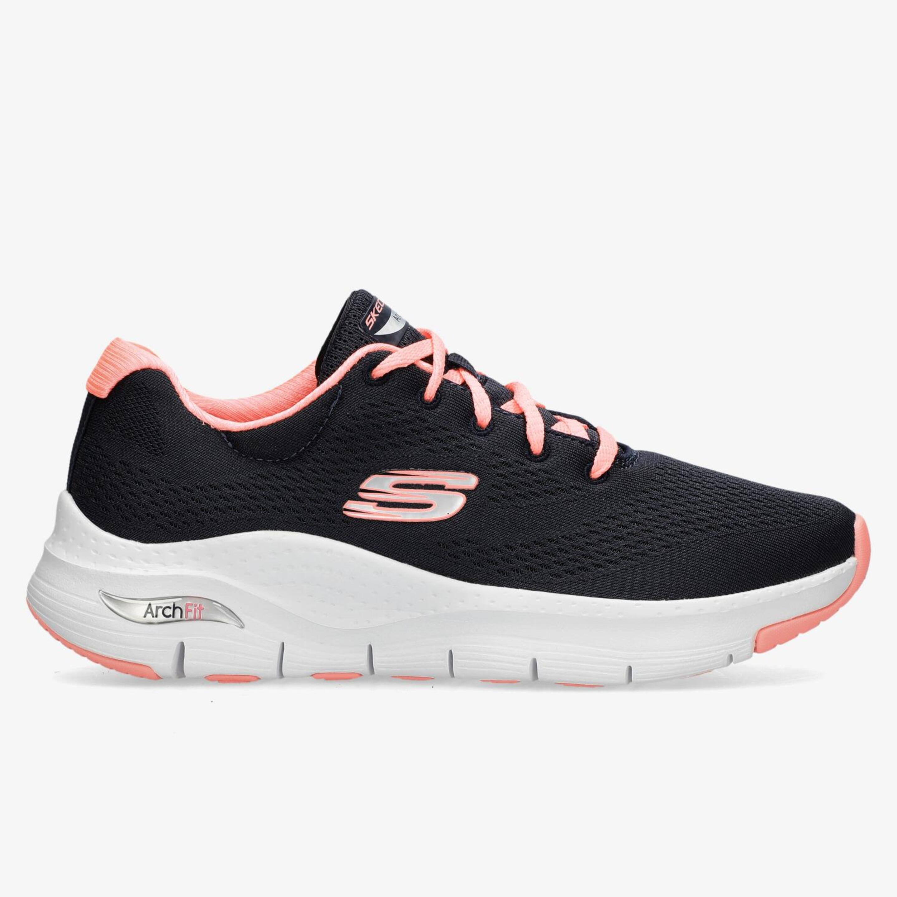 Skechers Arch Fit  - Azul - Sapatilhas Running Mulher | Sport Zone MKP