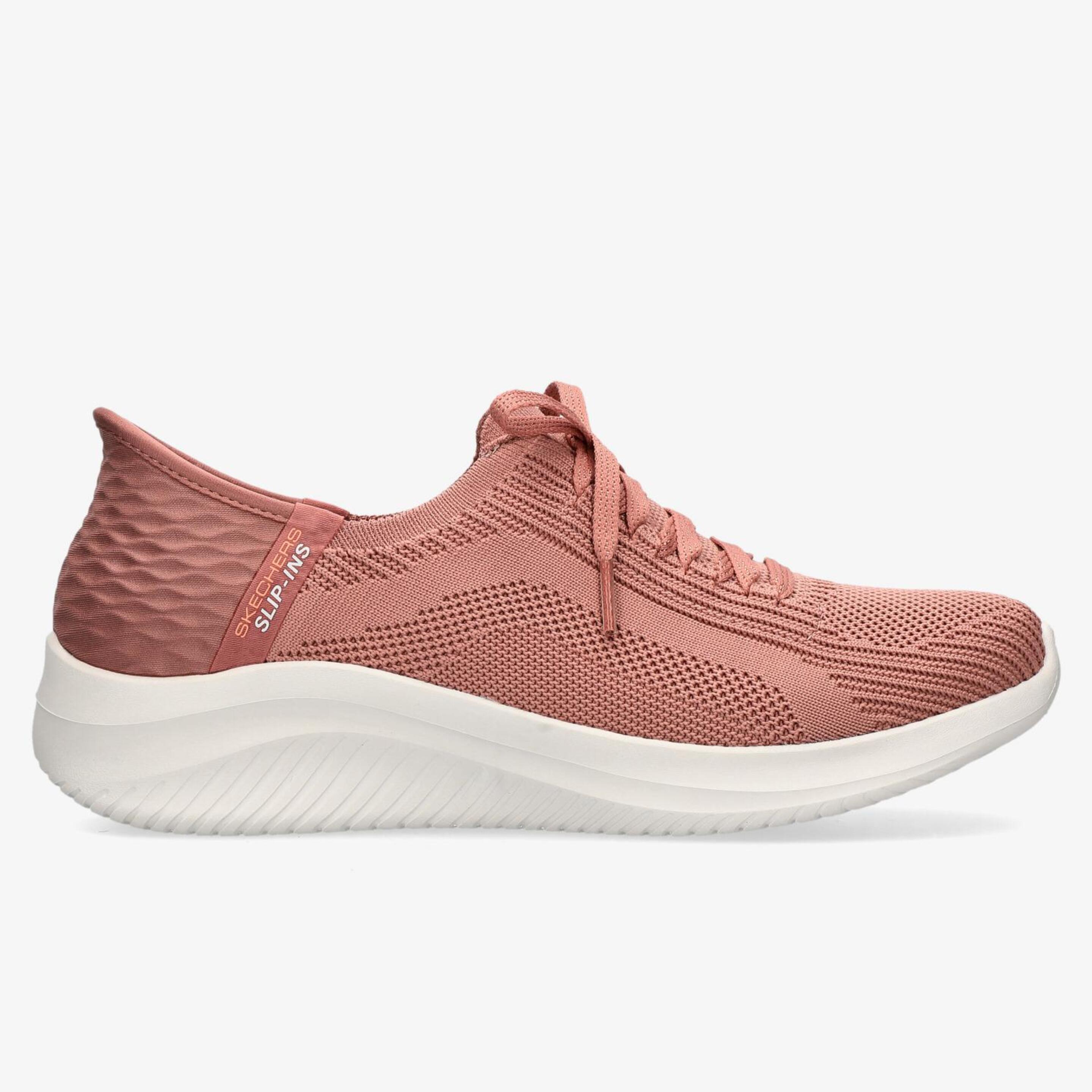 Skechers Slip Ultra Flex 3.0 - rosa - Zapatillas Slip On Mujer