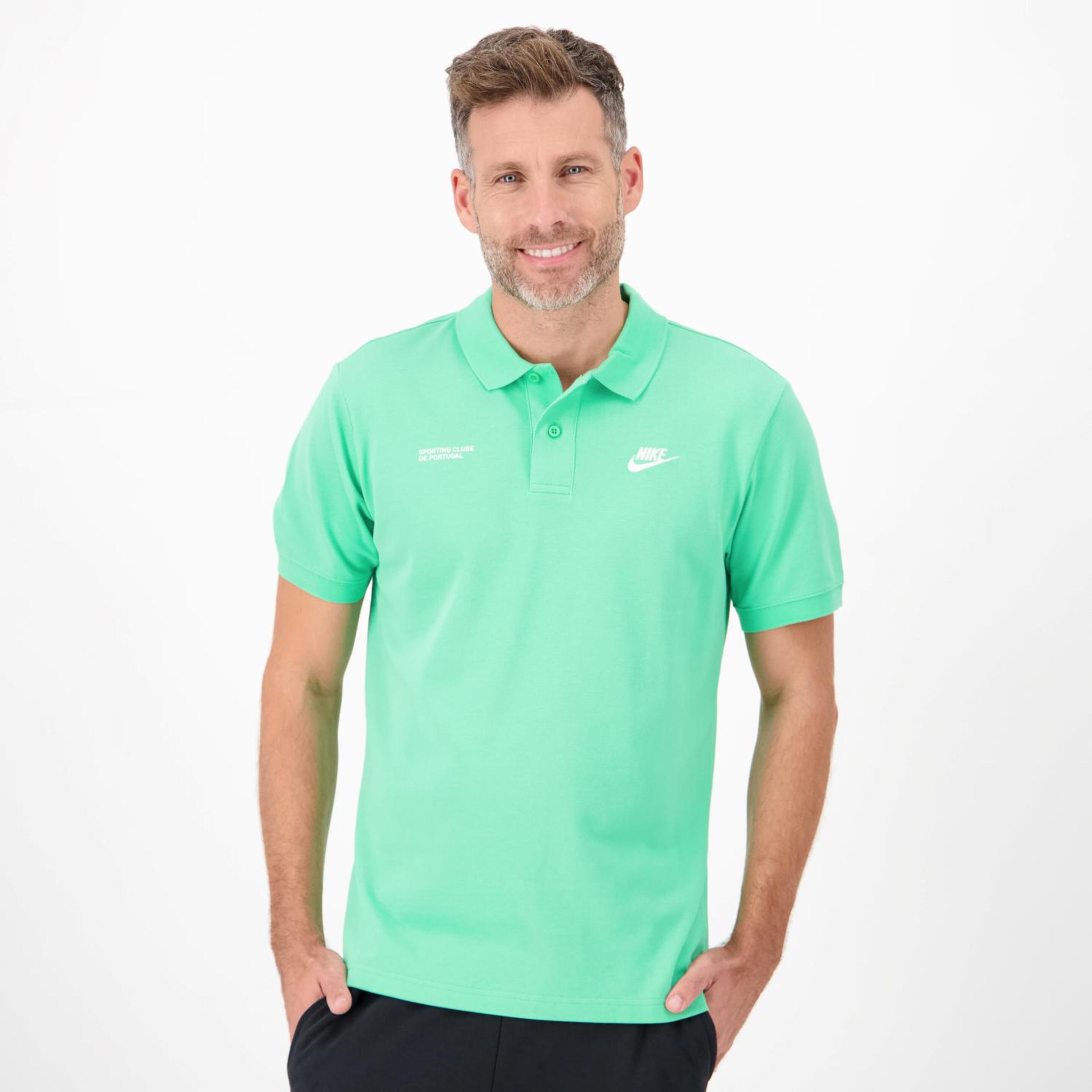 Nike Sporting - verde - Polo Fútbol Hombre