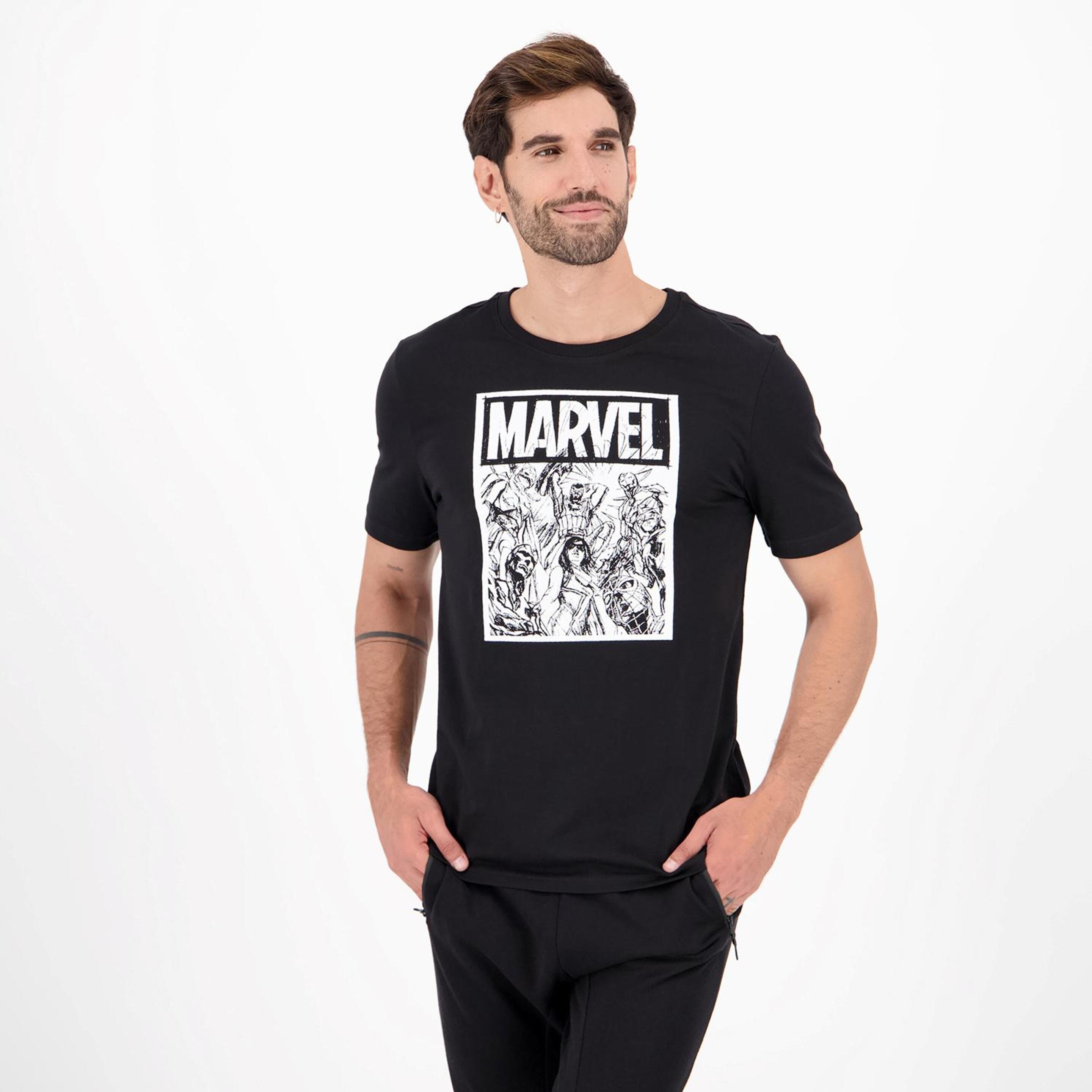 Camiseta Vengadores - negro - Camiseta Hombre Marvel