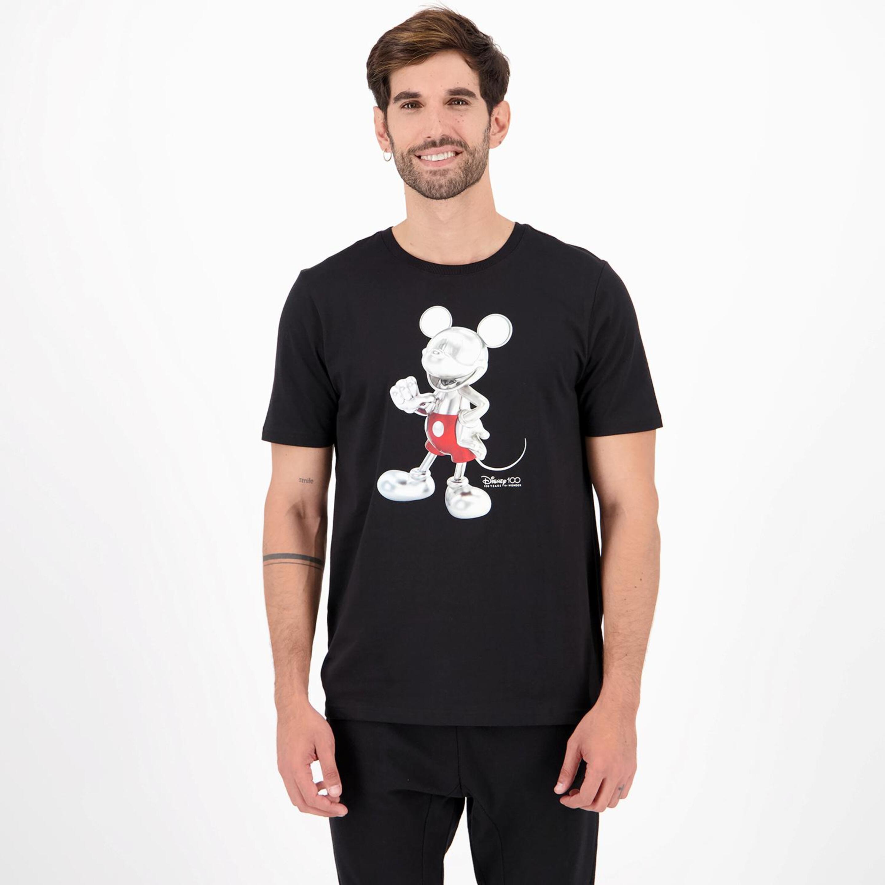 T-shirt Mickey - negro - T-shirt Homem