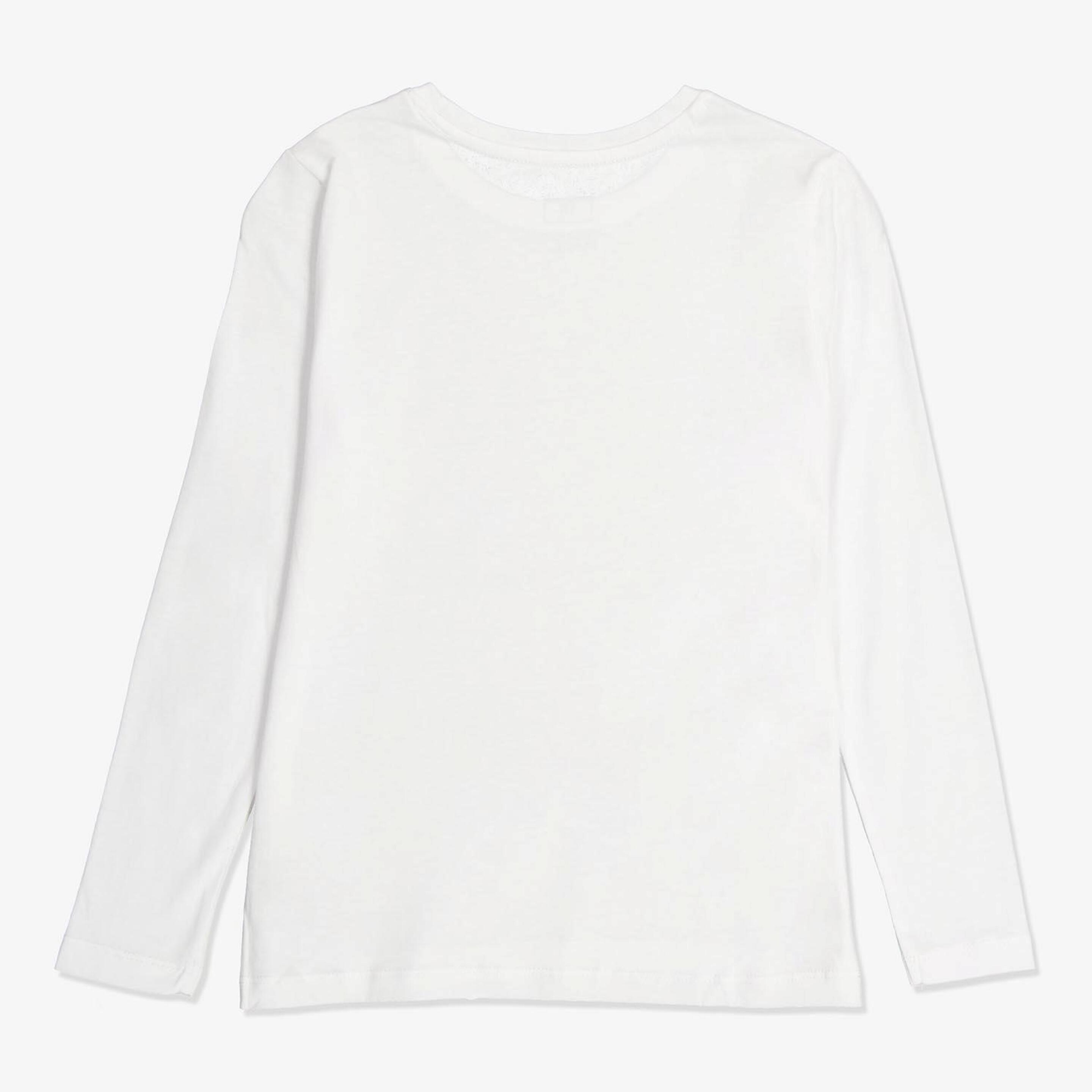 Up Basic - Blanco - Camiseta Manga Larga Niña