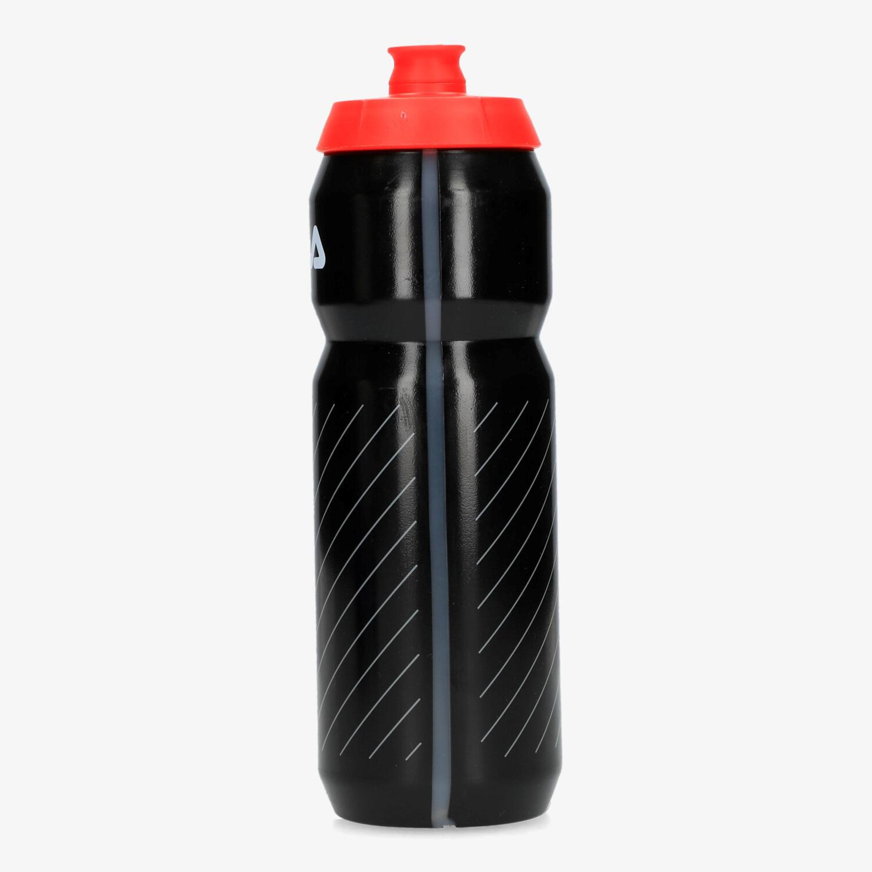Bidón Fila 750ml - Negro - Botella Ciclcismo