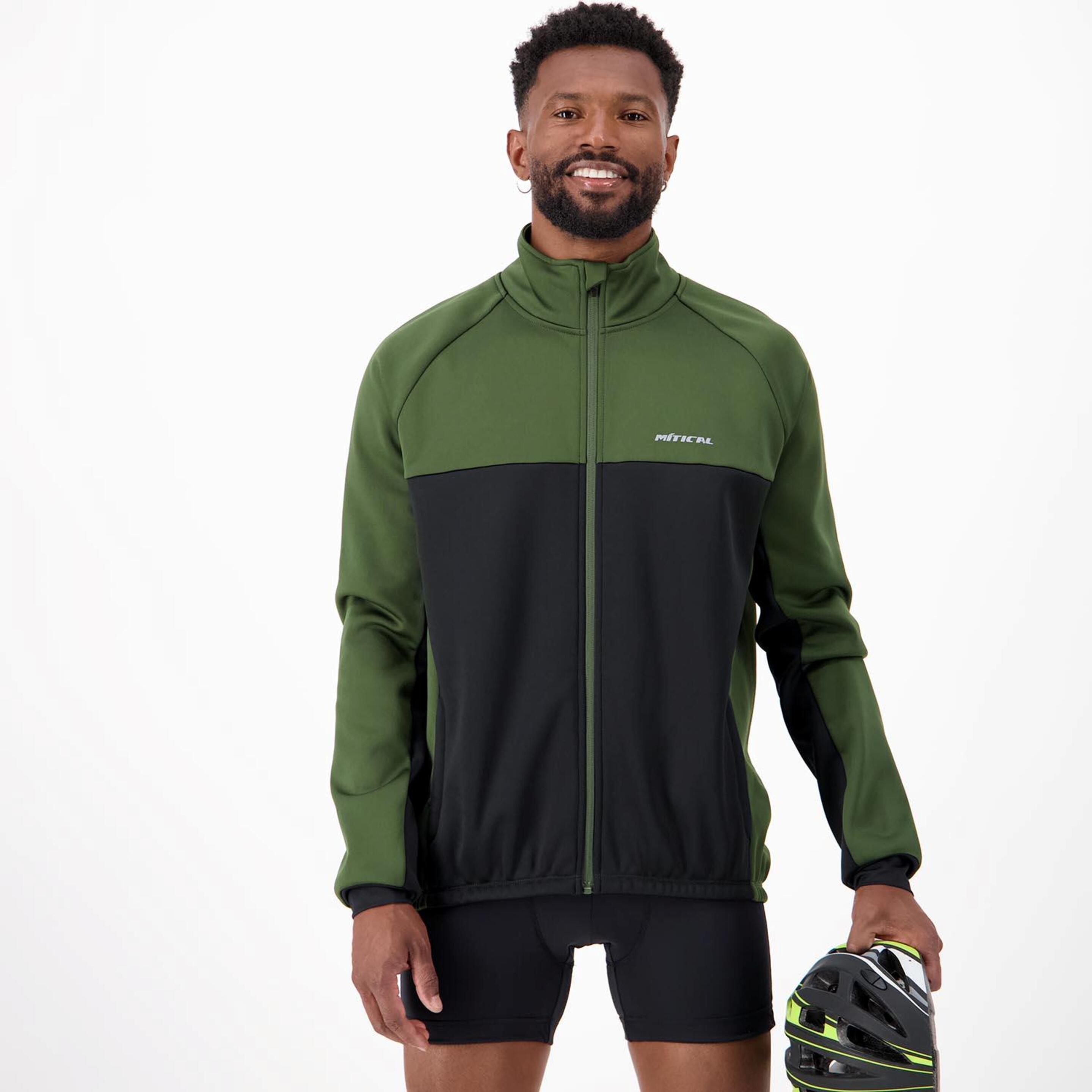 Mítical Plata - verde - Chaqueta Ciclismo Hombre