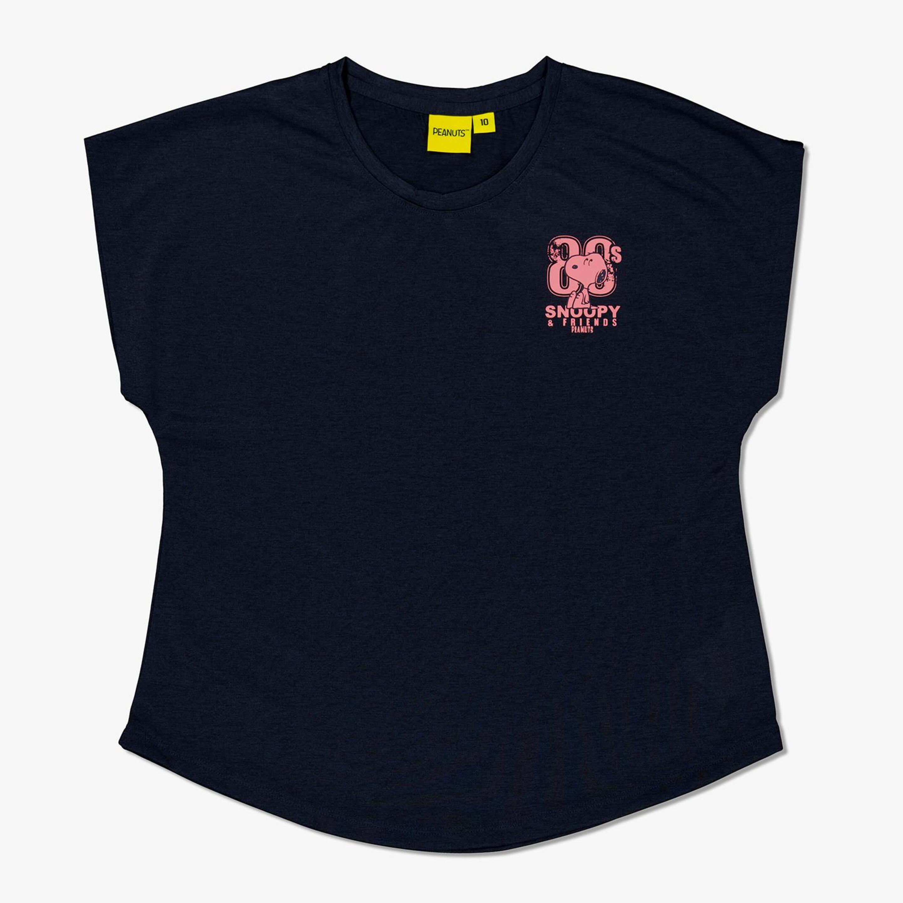 Camiseta Snoopy - Marino - Camiseta Niña