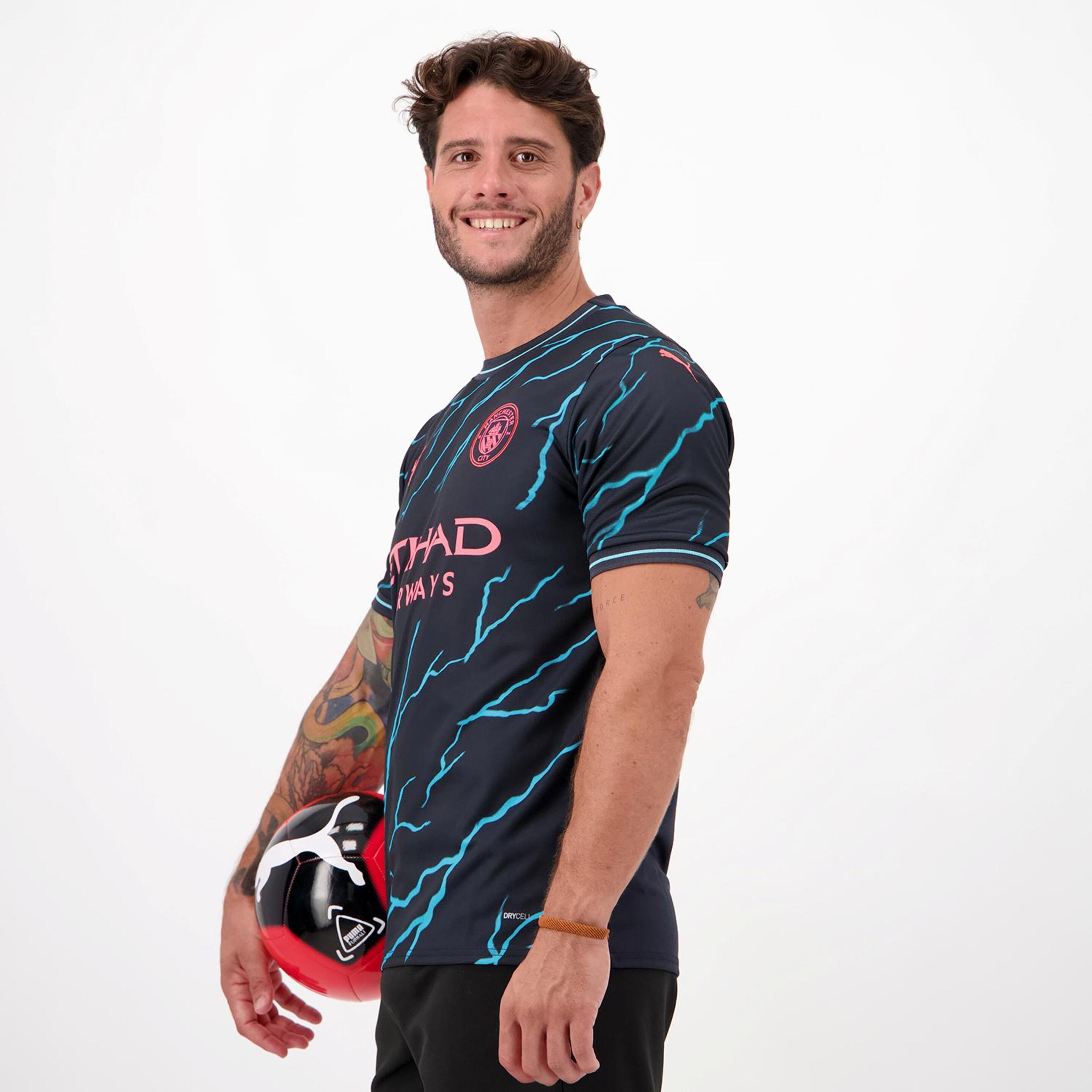 Puma Man - Marino - Camiseta Fútbol Hombre