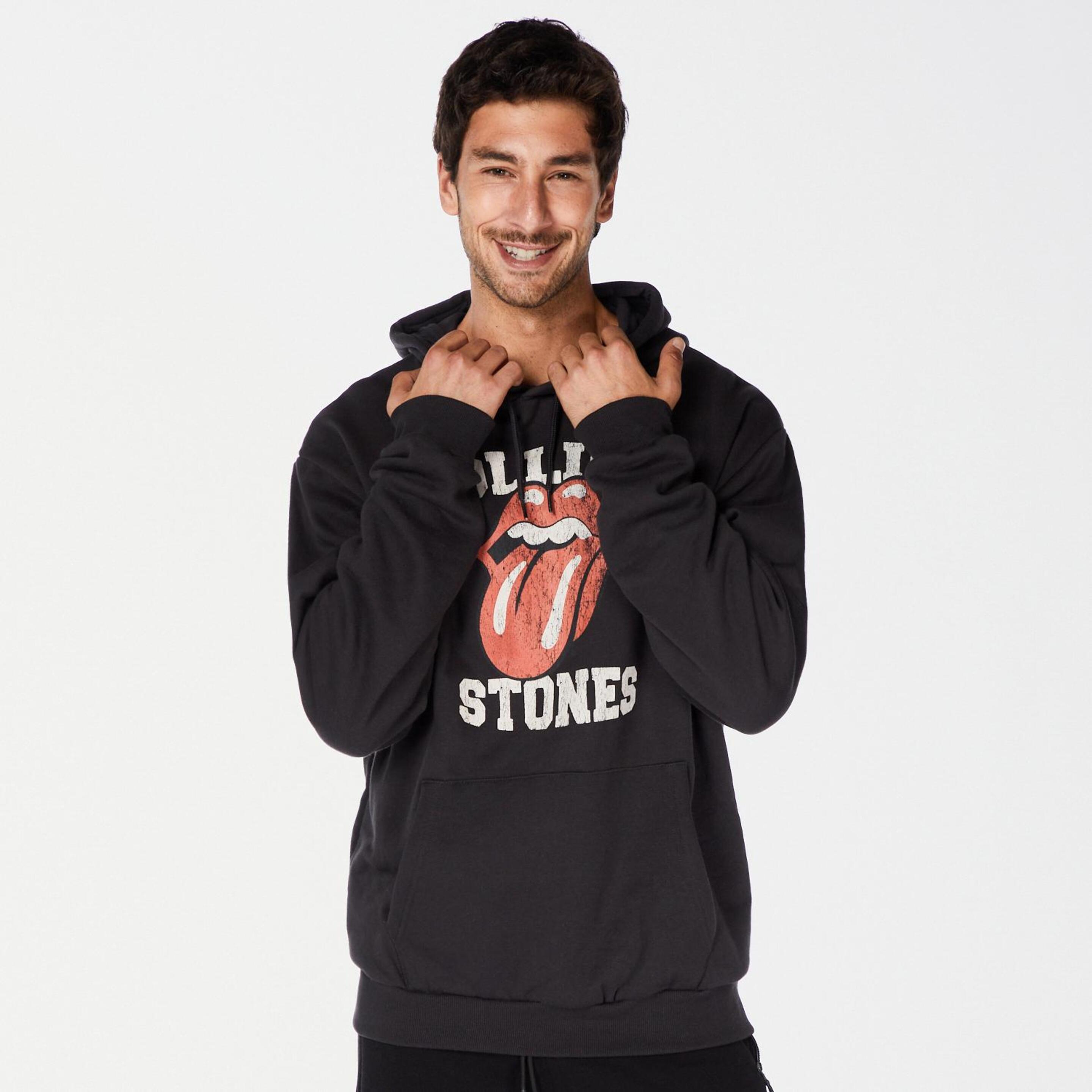 Sweatshirt Rolling Stones - gris - Sweatshirt Capuz Homem