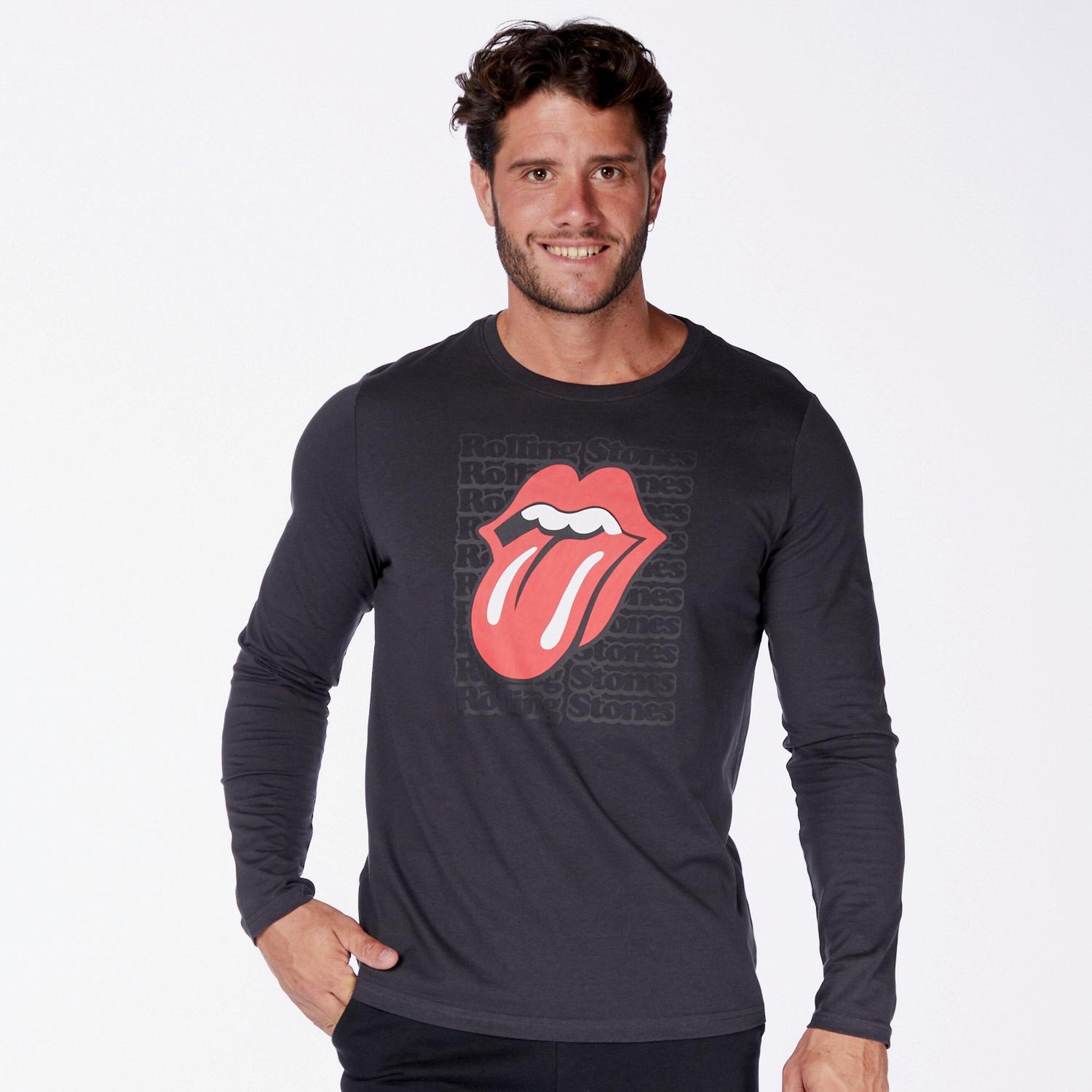 Camisola Rolling Stones - gris - Camisola Homem