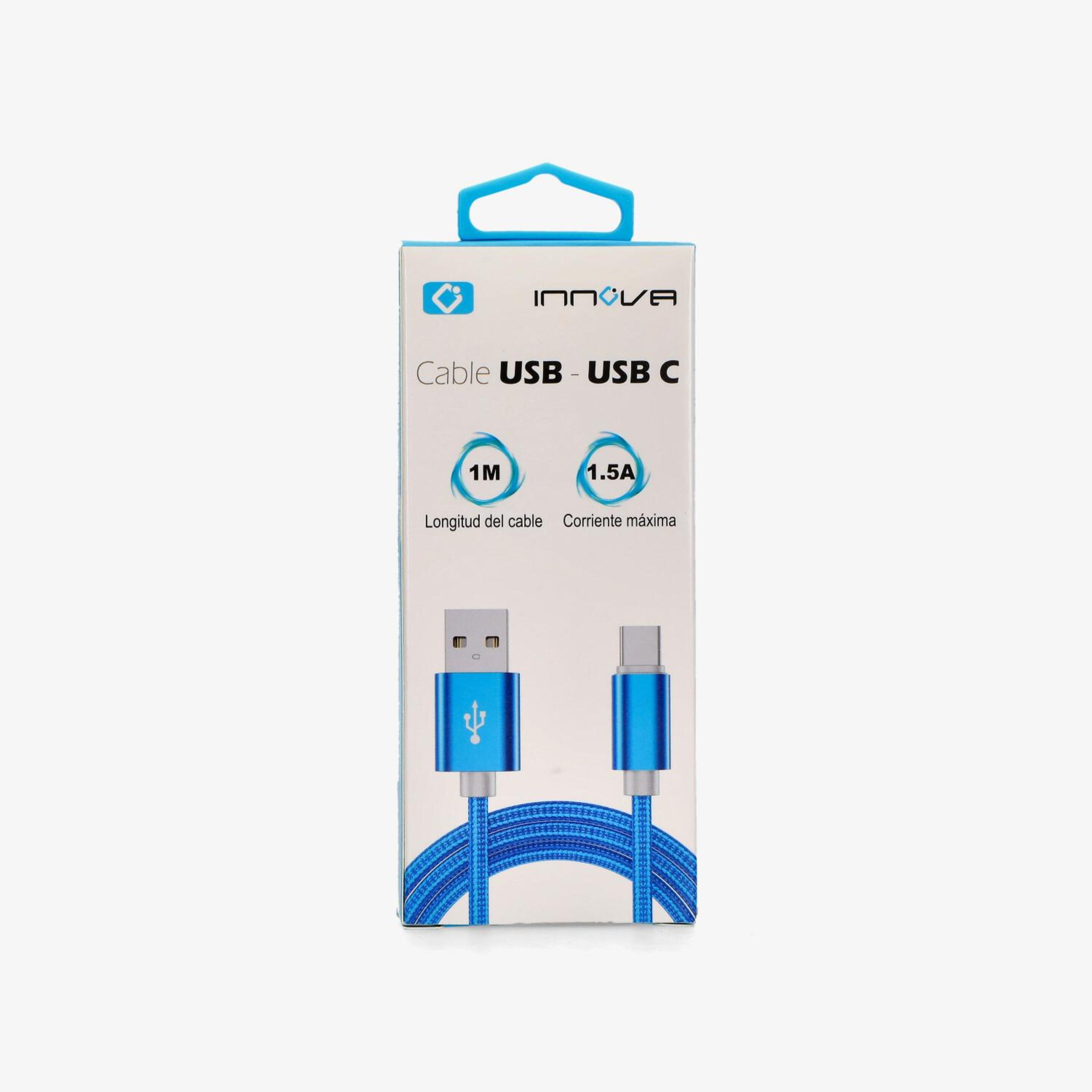Cargador Usb Innova - azul - Cable Cargador