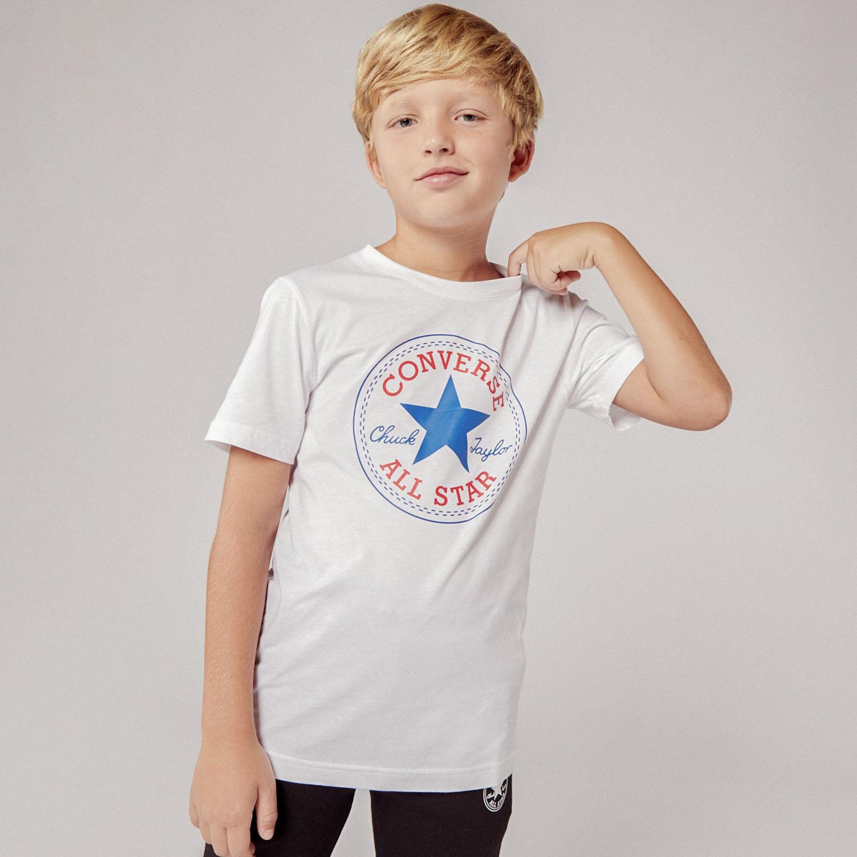 Camiseta Converse - blanco - Camiseta Niño