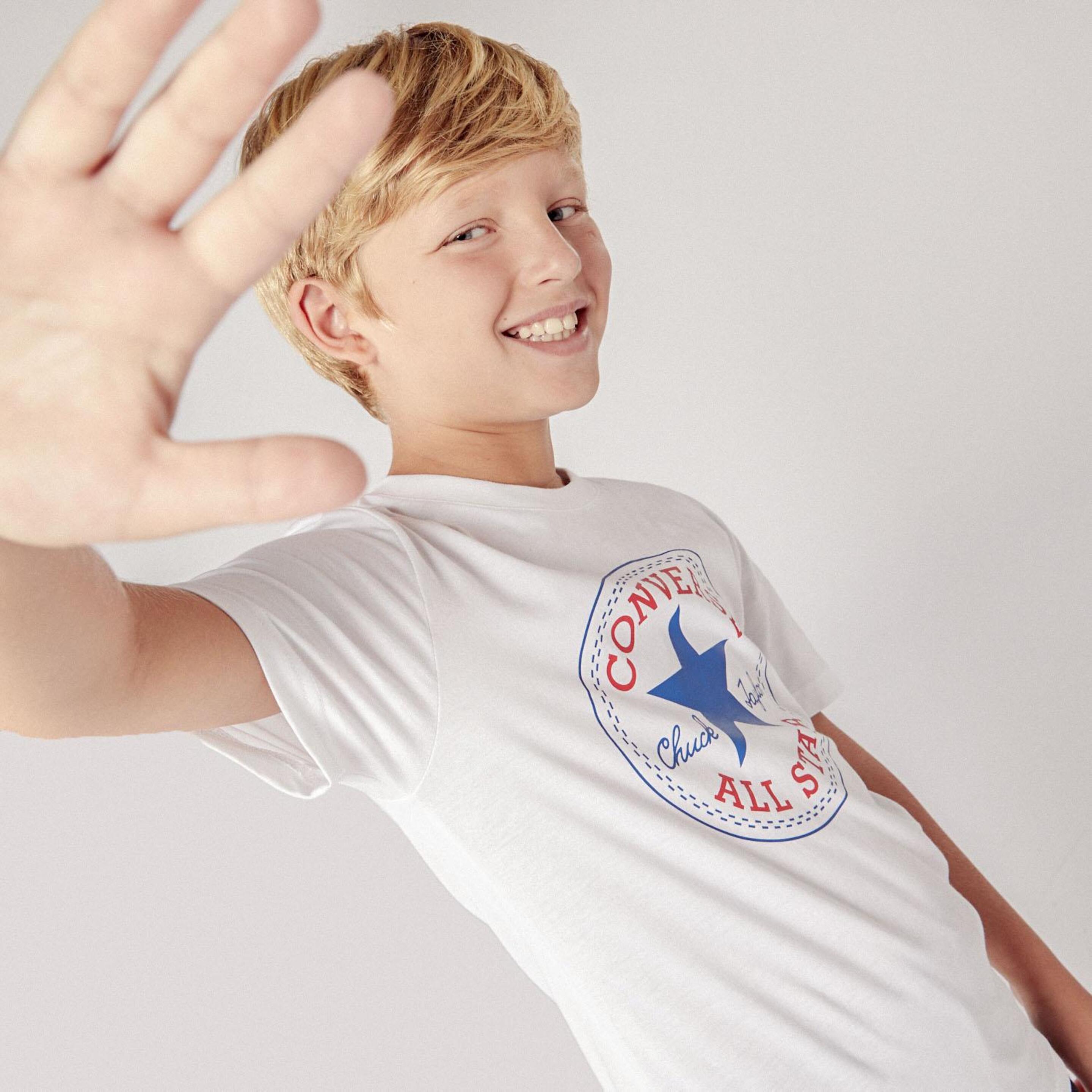Camiseta Converse - Blanco - Camiseta Niño