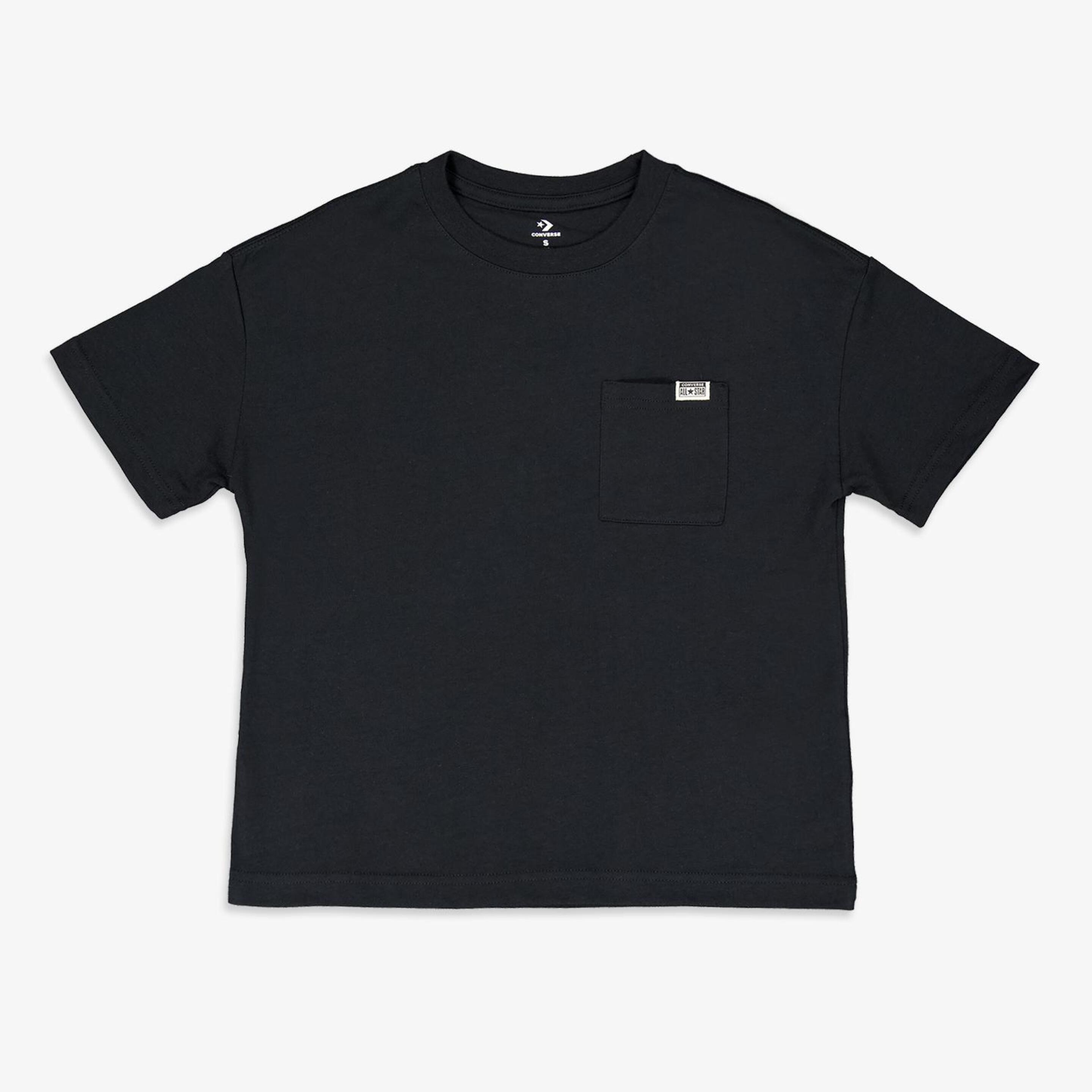 T-shirt Converse - negro - T-shirt Rapaz