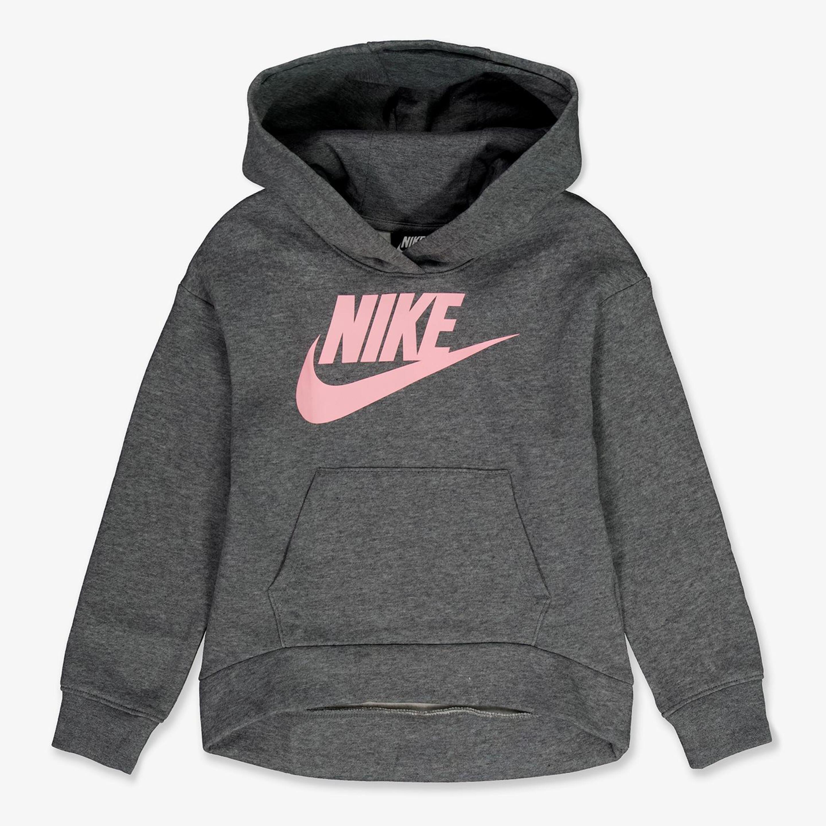 Sweatshirt Nike - gris - Sweatshirt Capuz Menina
