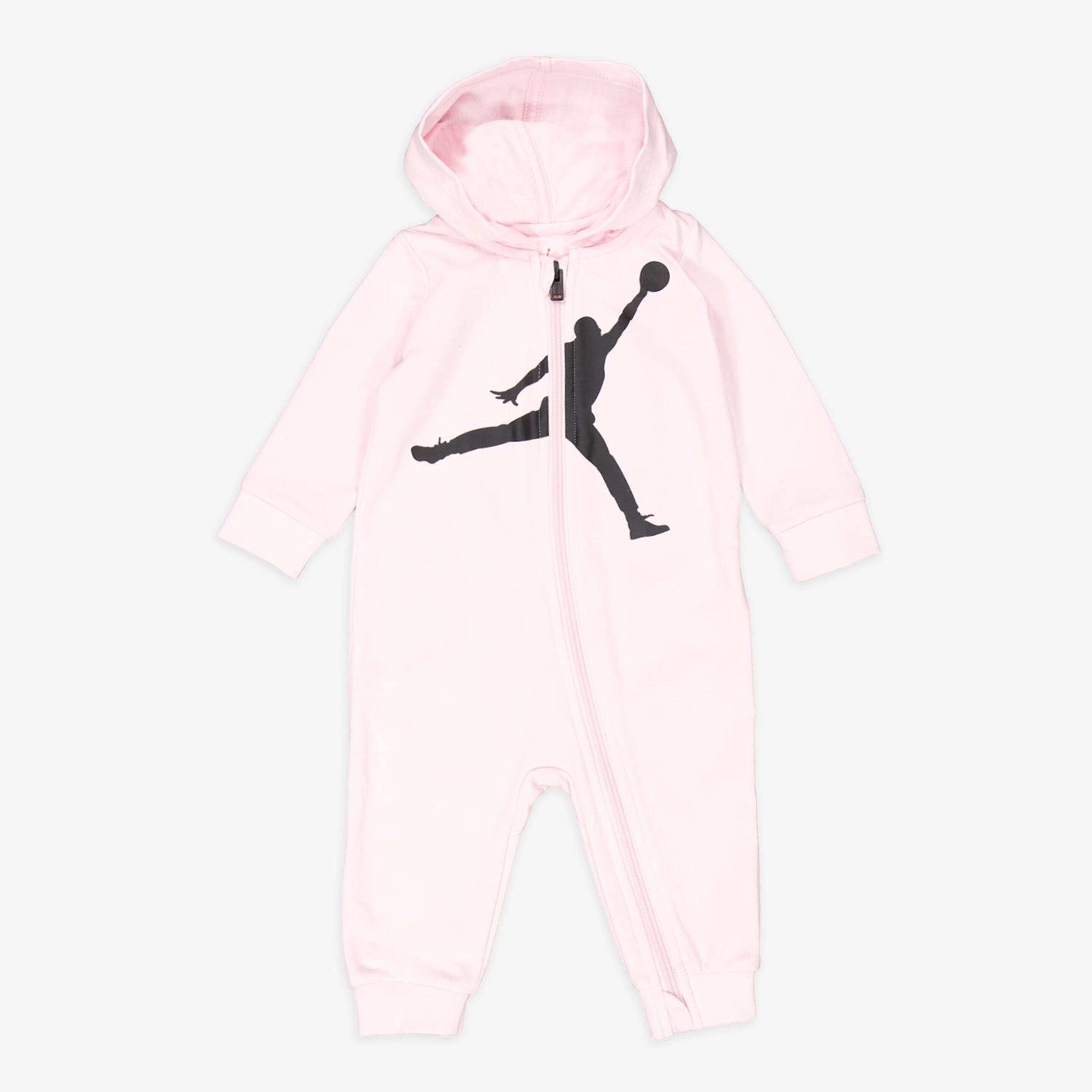 Macacão Jordan - rosa - Macacão Bebé