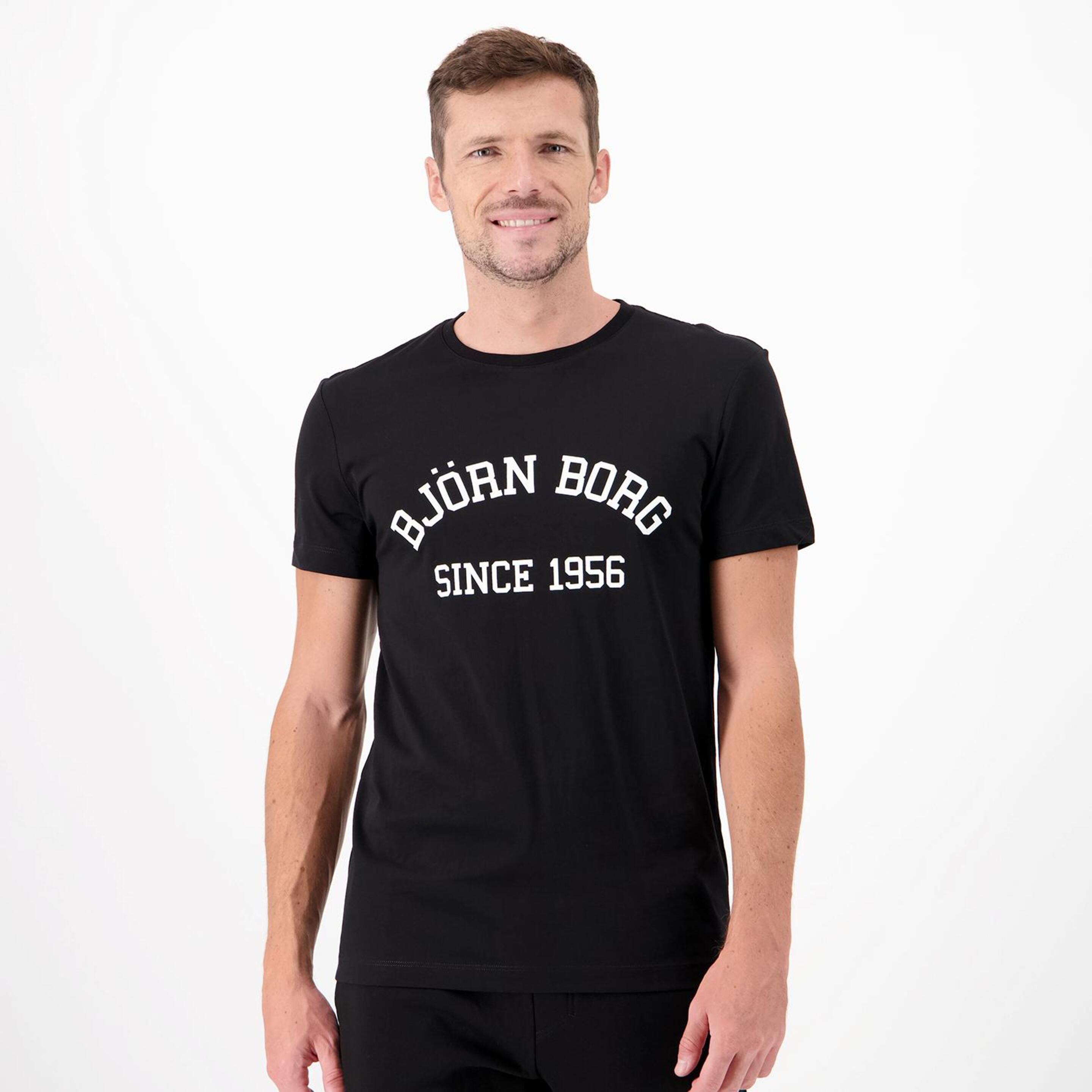 Bjorn Borg Essentials - negro - Camiseta Hombre
