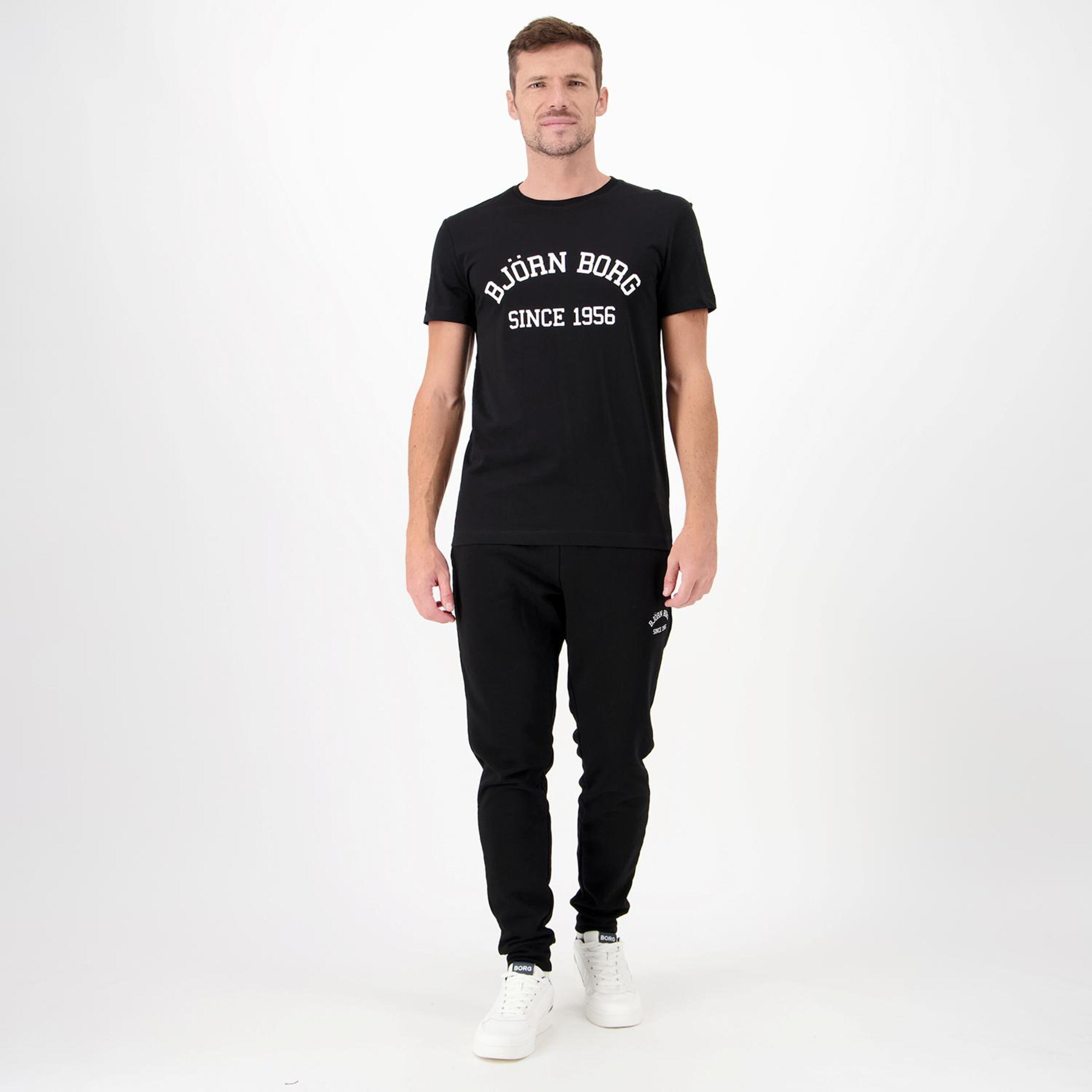Bjorn Borg Essentials - Negro - Camiseta Hombre