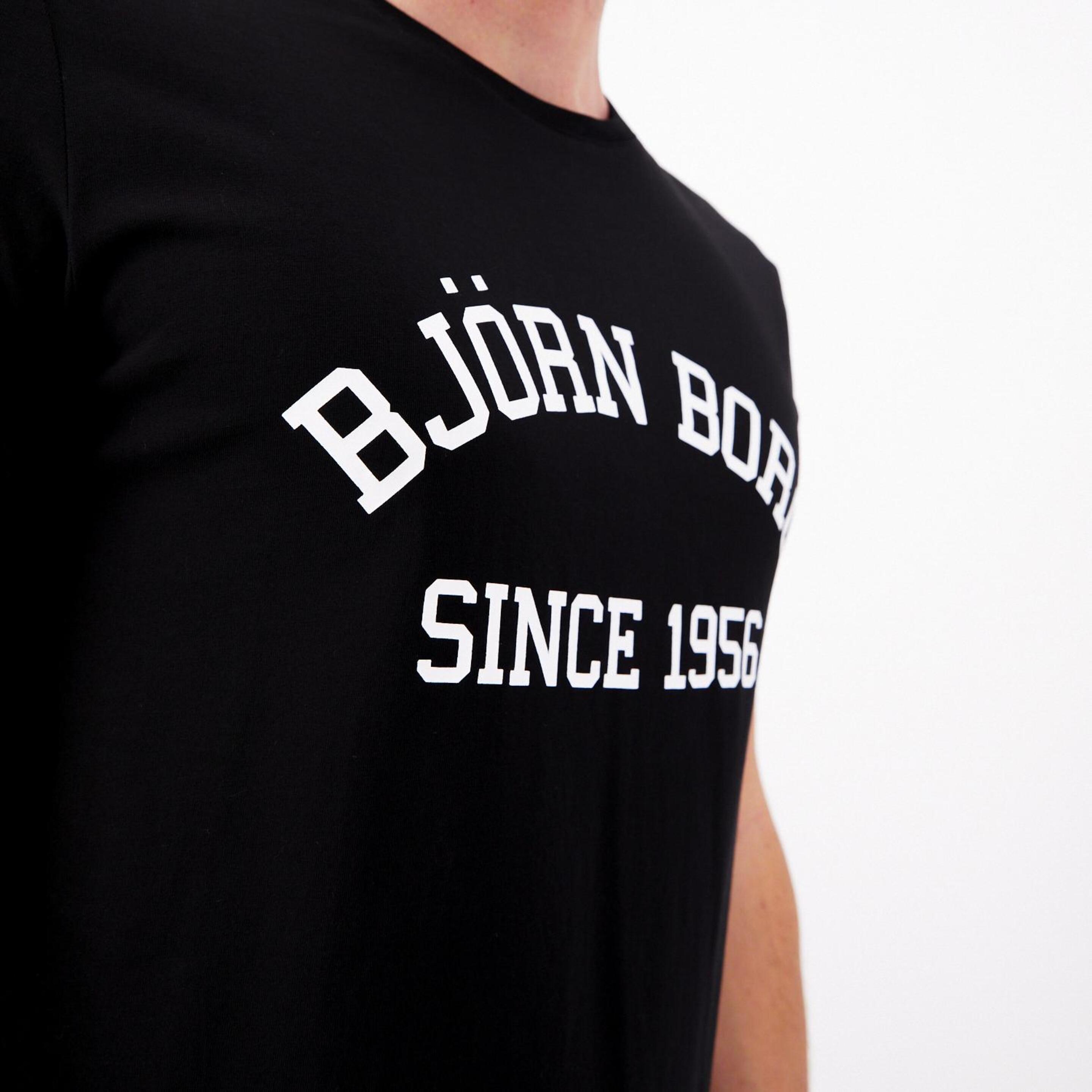 Bjorn Borg Essentials - Negro - Camiseta Hombre
