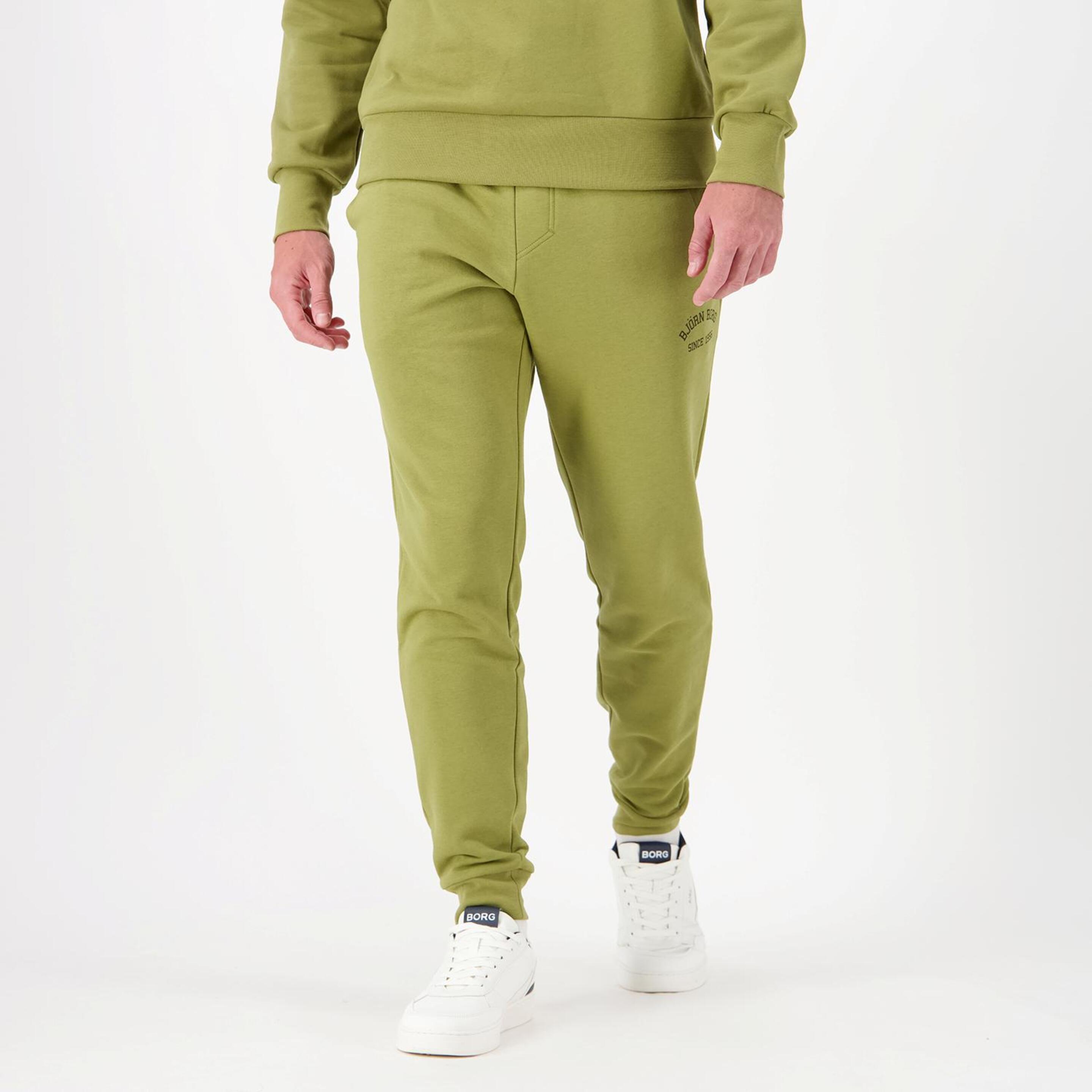 Bjorn Borg Essentials - verde - Pantalón Hombre