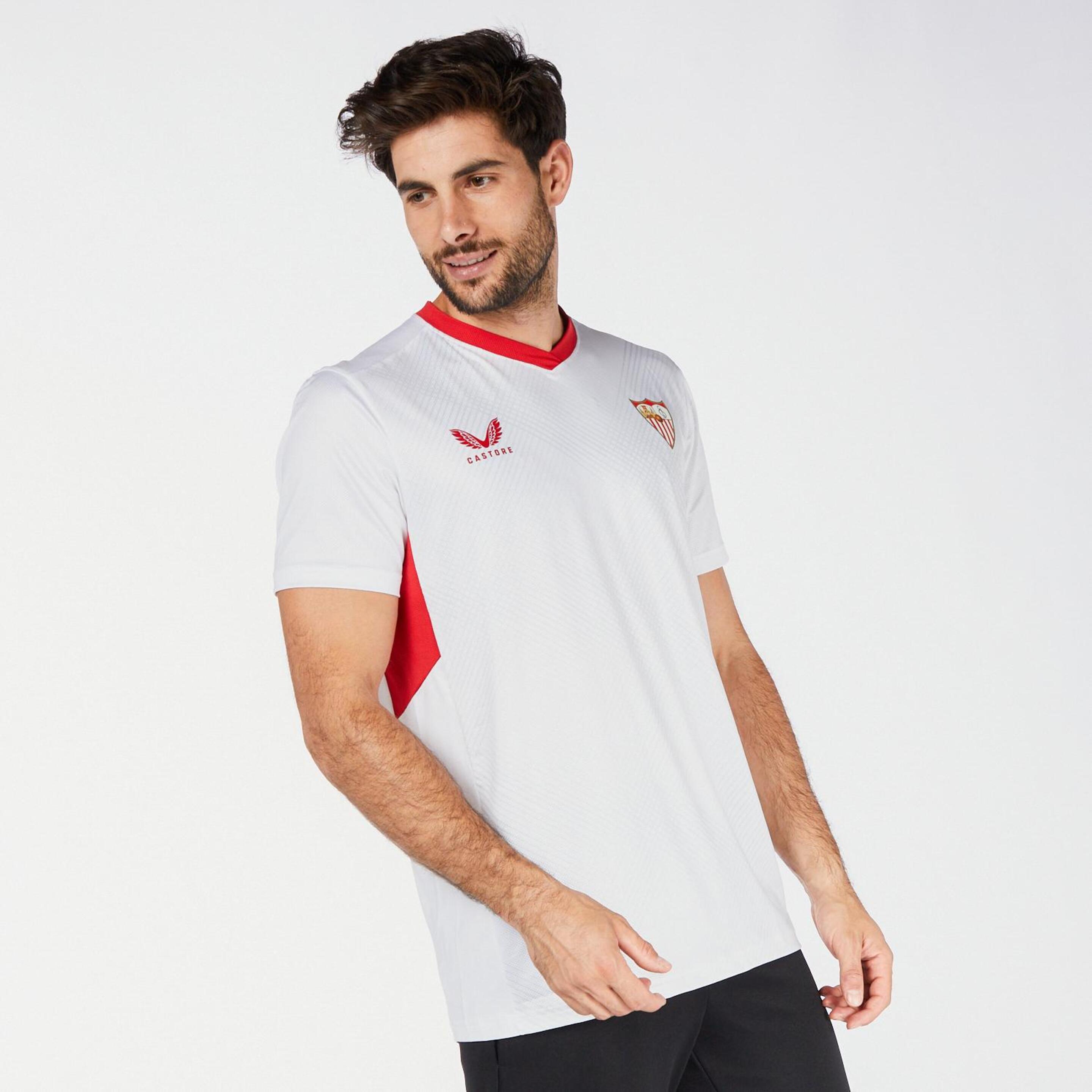 Camiseta Sevilla FC - Blanco - Fútbol Hombre  | Sprinter