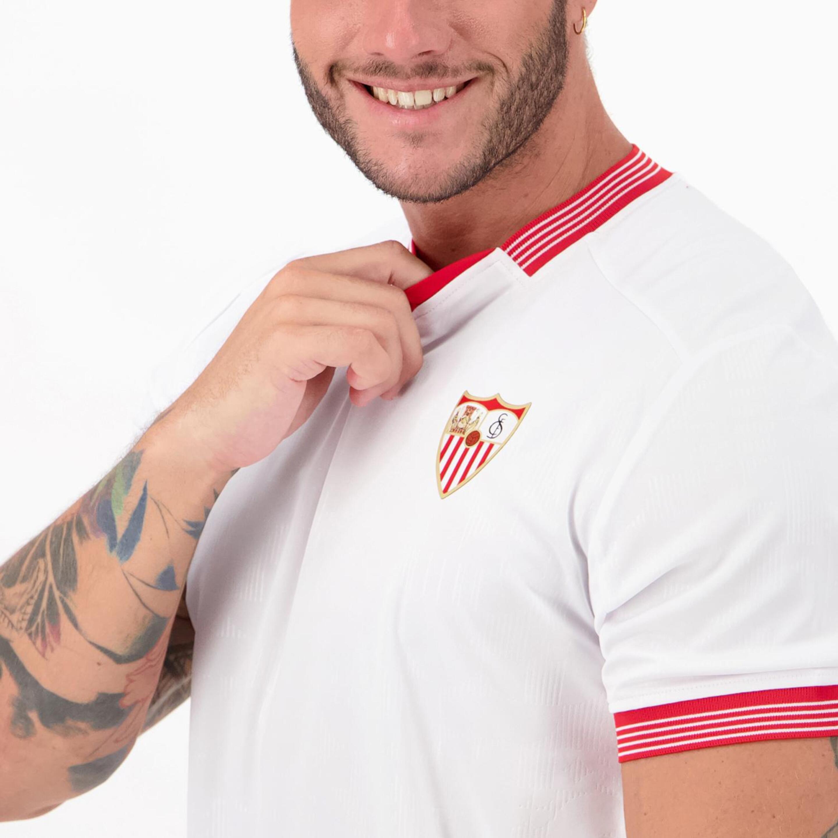 Castore Sevilla - Blanco - Camiseta Fútbol Hombre  | Sprinter