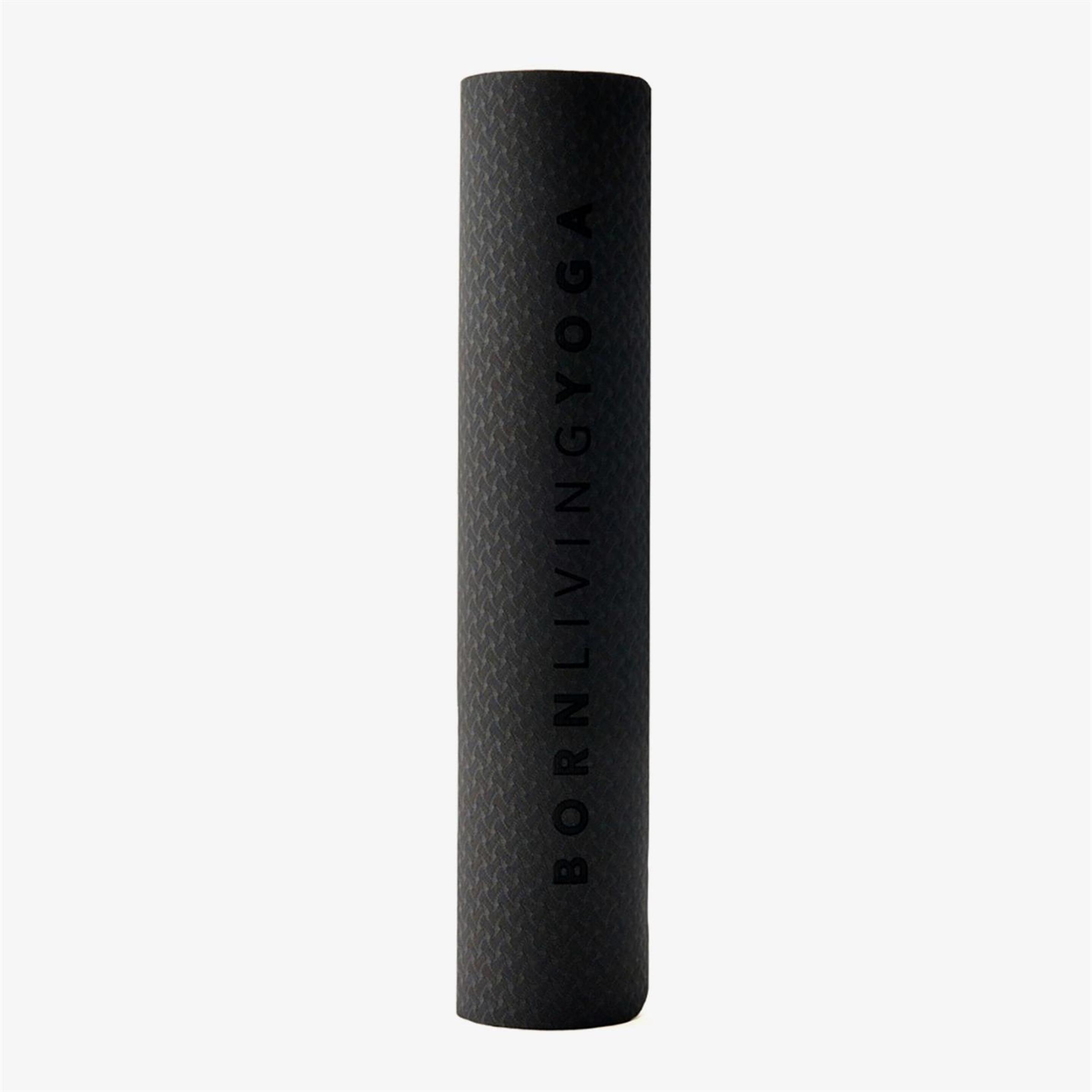 Born Living Yoga Mat Wave - Preto - Tapete Yoga 183x61cmx6mm | Sport Zone MKP