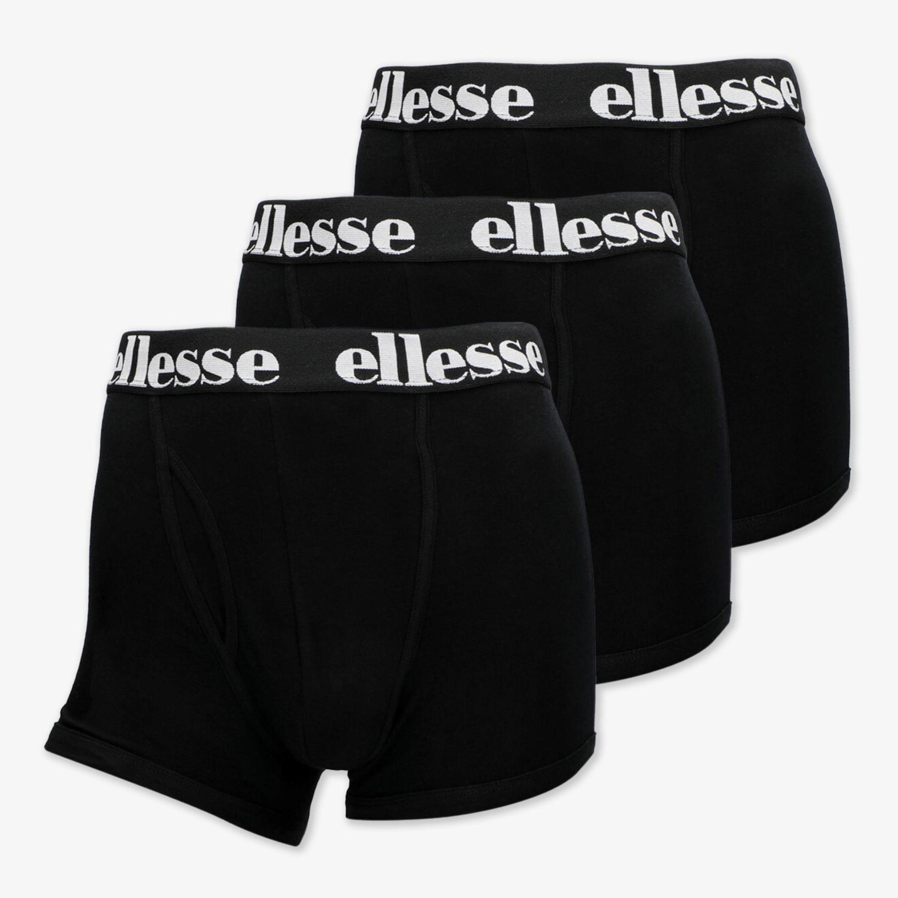 Paquete De 3 Calzoncillos Bóxer Ellesse Elongar Liso