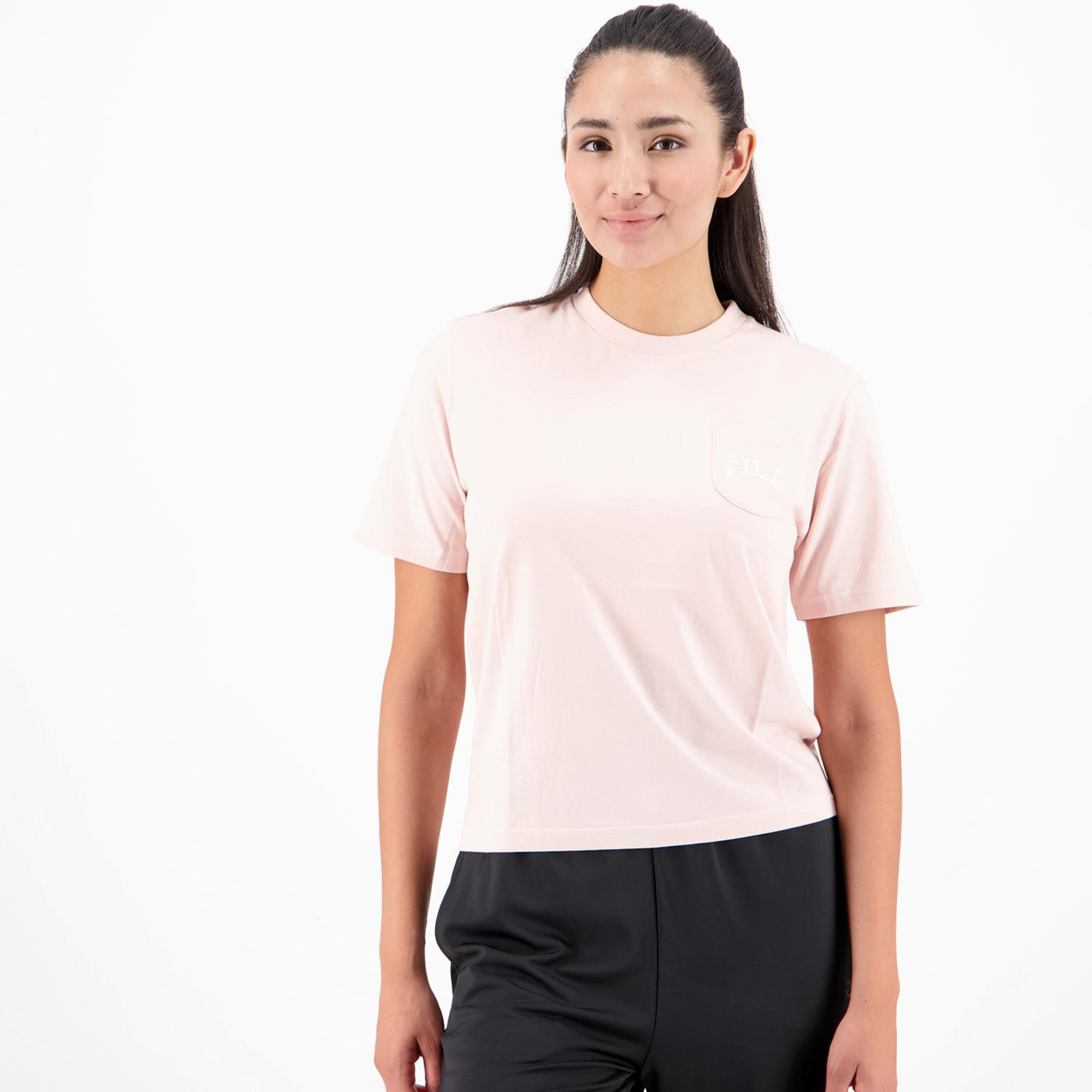 Fila Alvernia - rosa - Camiseta Mujer