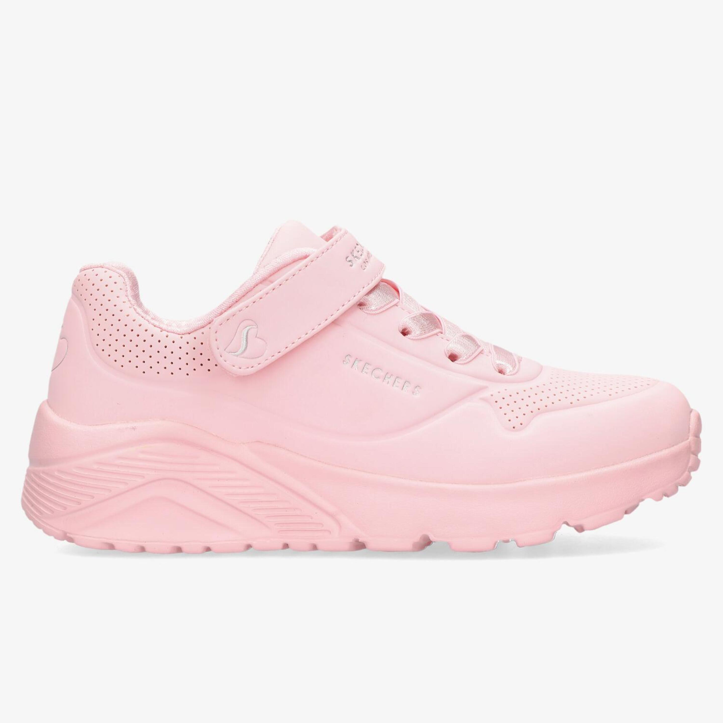 Skechers Uno Lite - rosa - Zapatillas Velcro Niña