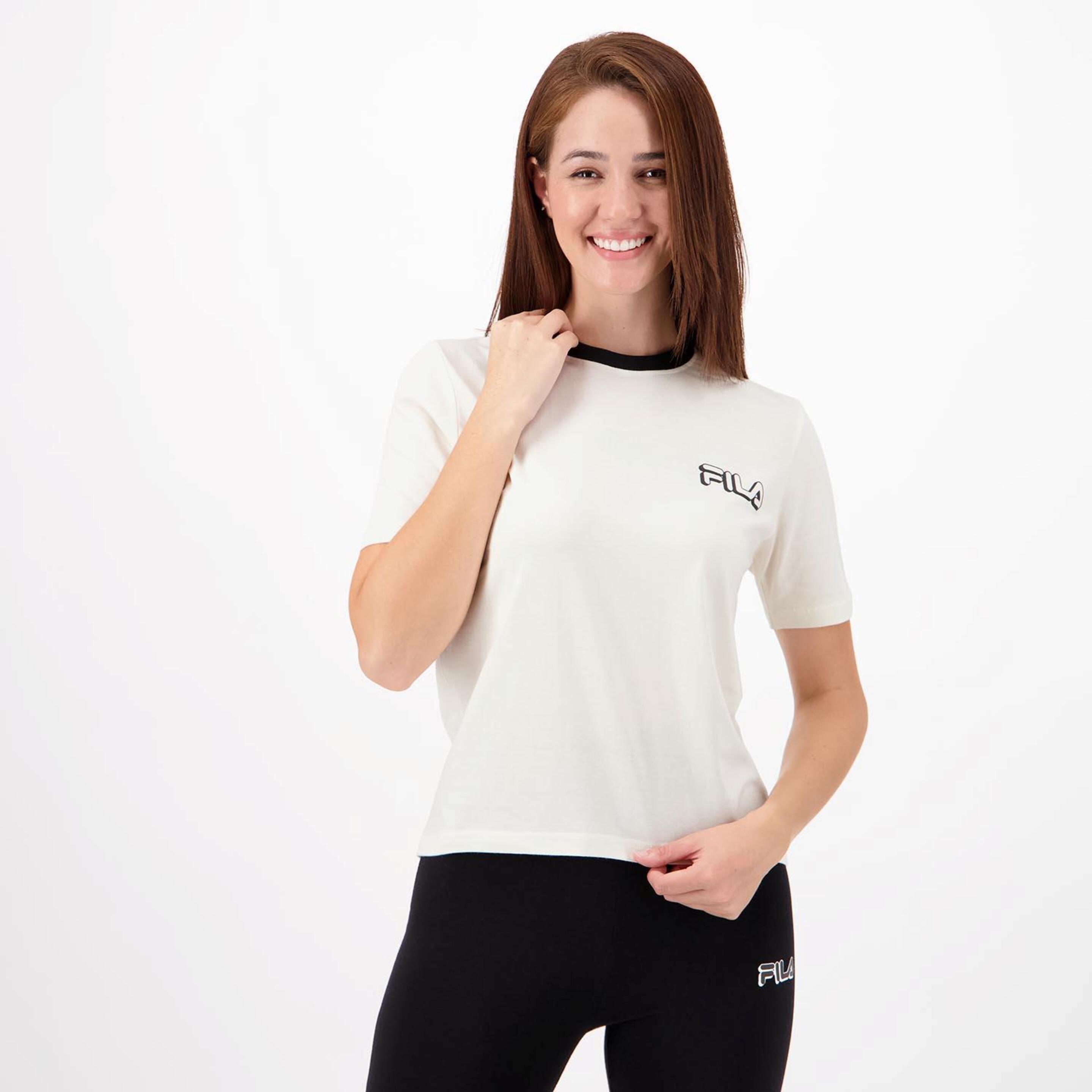 Fila Prelia - Bege - T-shirt Mulher | Sport Zone