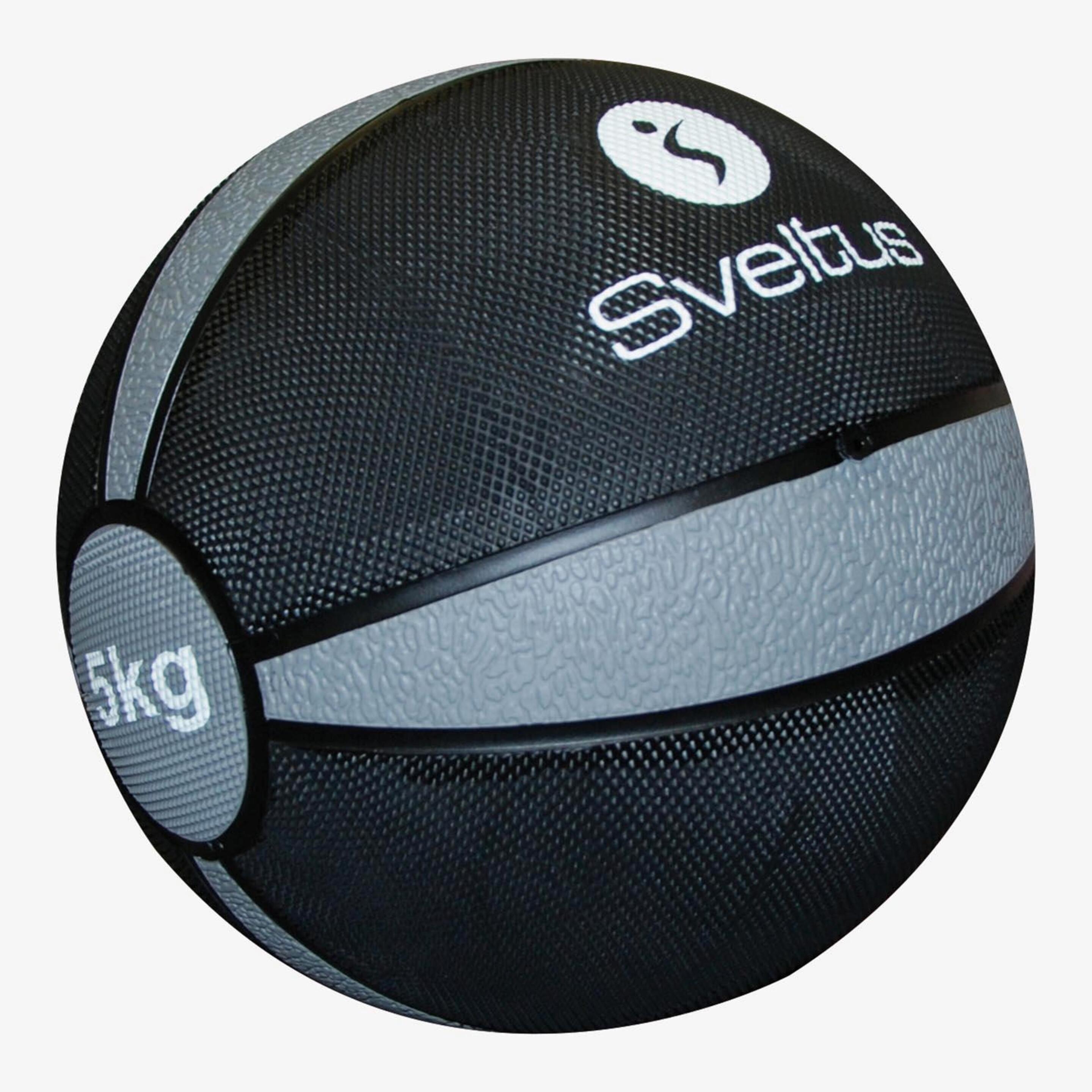 Balón Medicinal 5kg Sveltus - negro - Balón Fitness