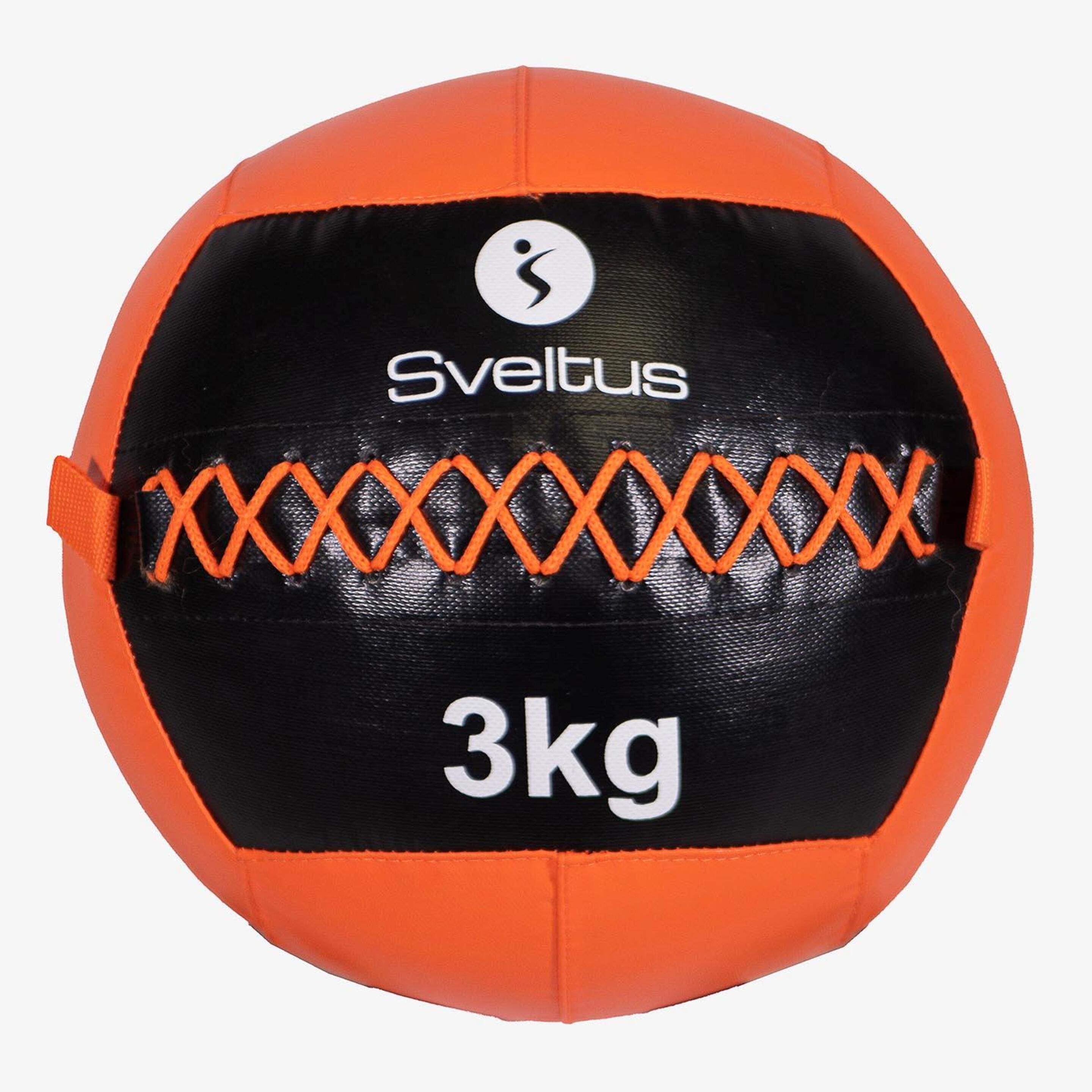 Wall Ball 3kg Sveltus - naranja - Balón Fitness