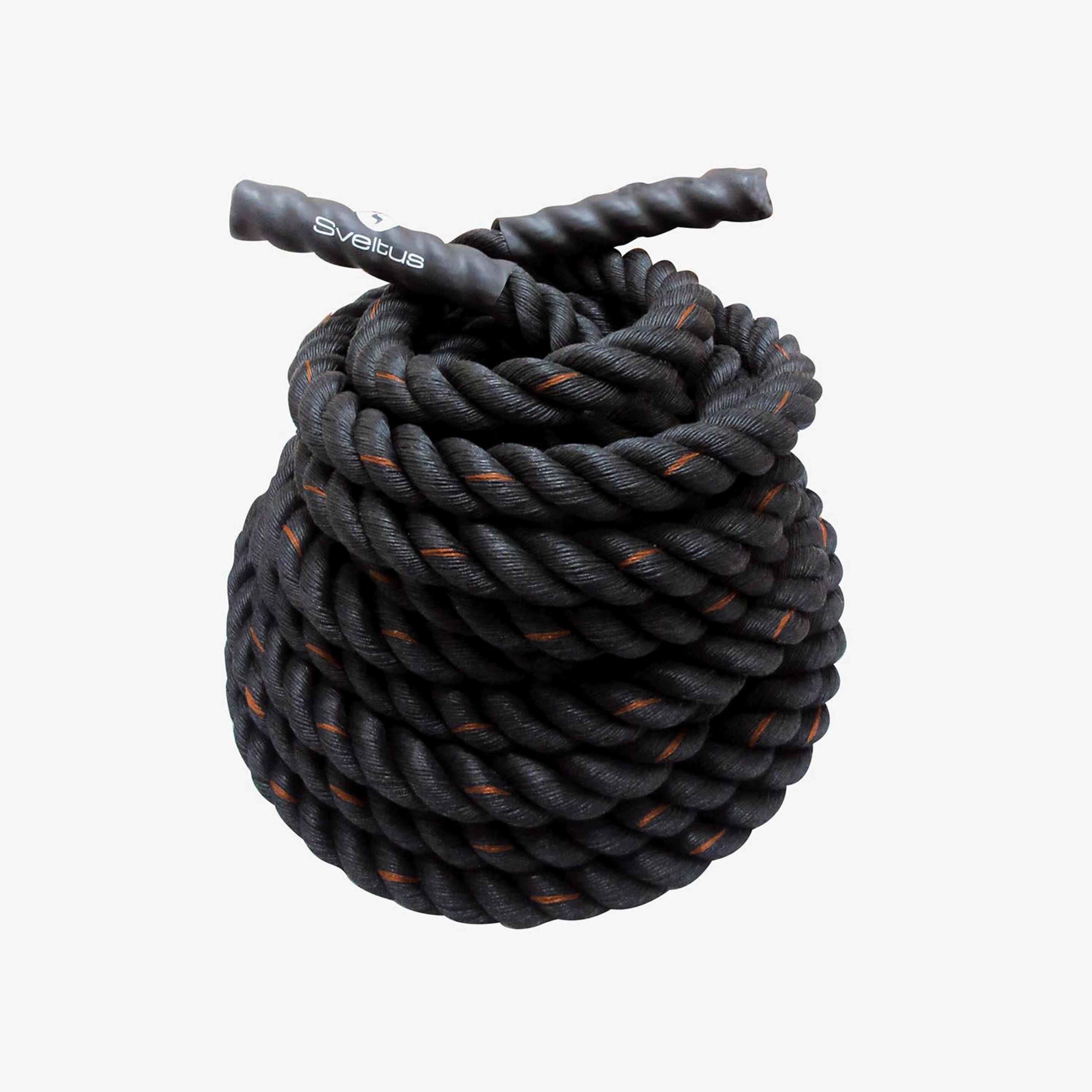 Corda De Combate Sveltus - negro - Corda de Combate Ginásio 10m x 38mm 8kg