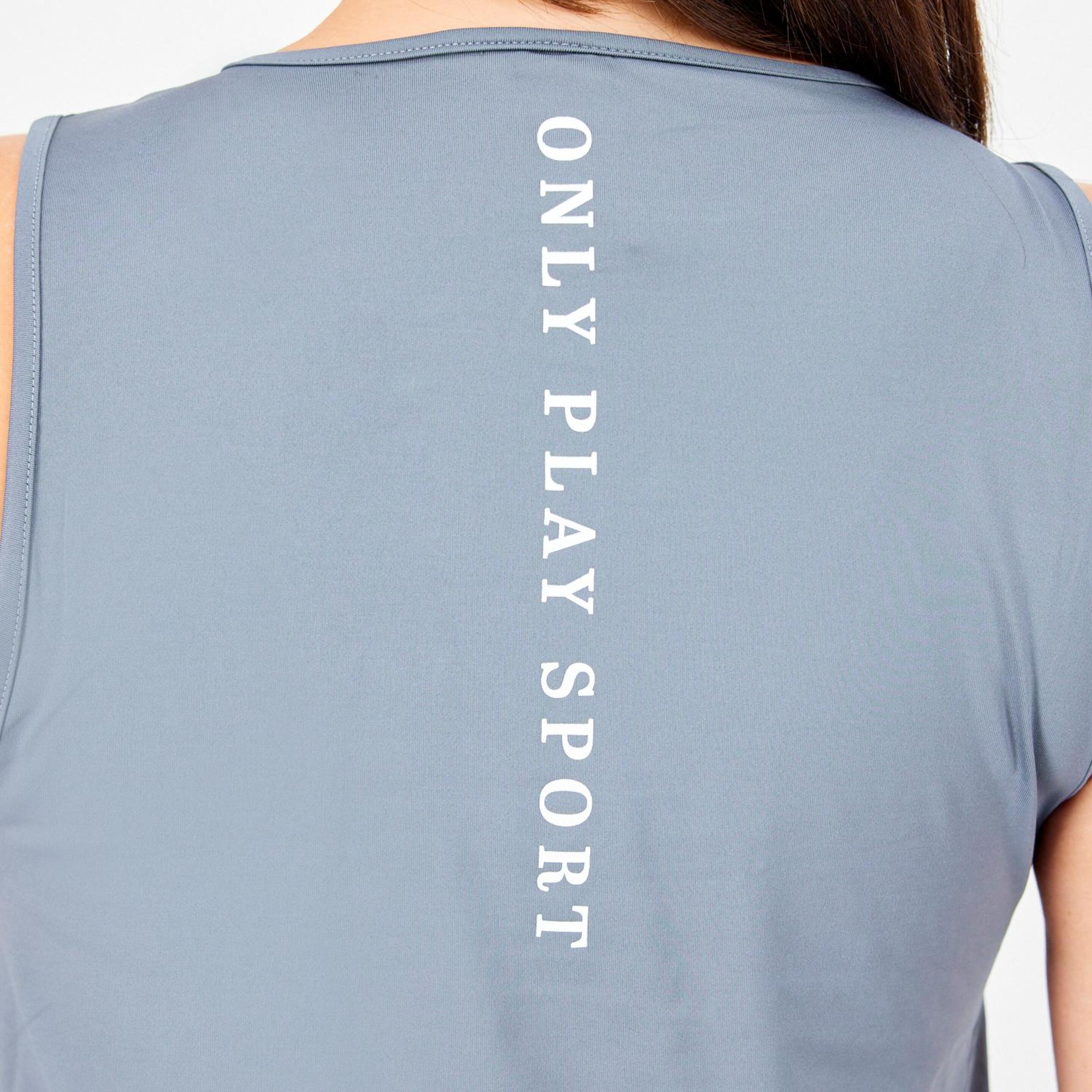 Only Play Sweet - Denim - Camiseta Fitness Mujer