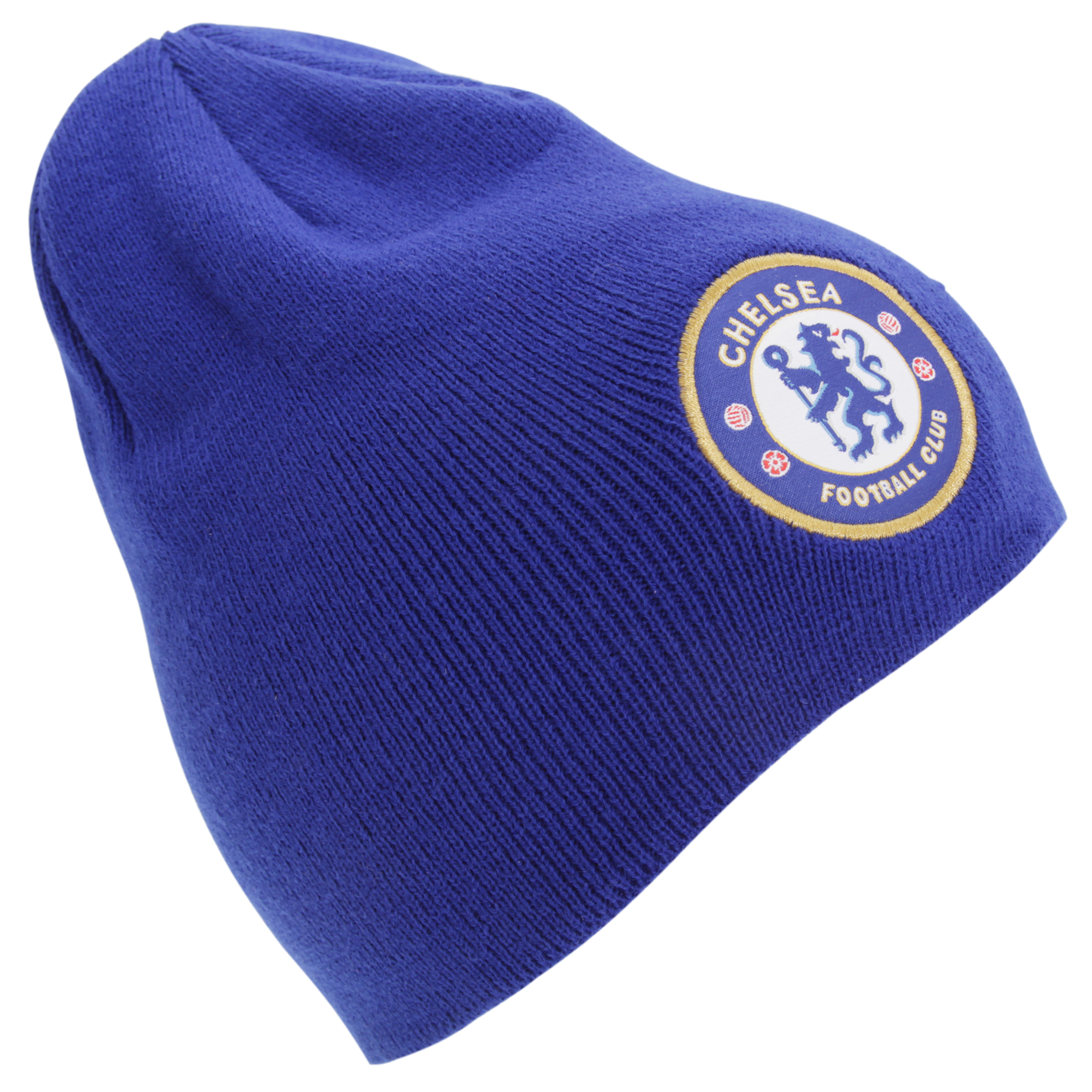 Gorro De Punto Oficial De Invierno Unisex Modelo Crest Unisex Hombre Mujer Chelsea Fc (Azul)