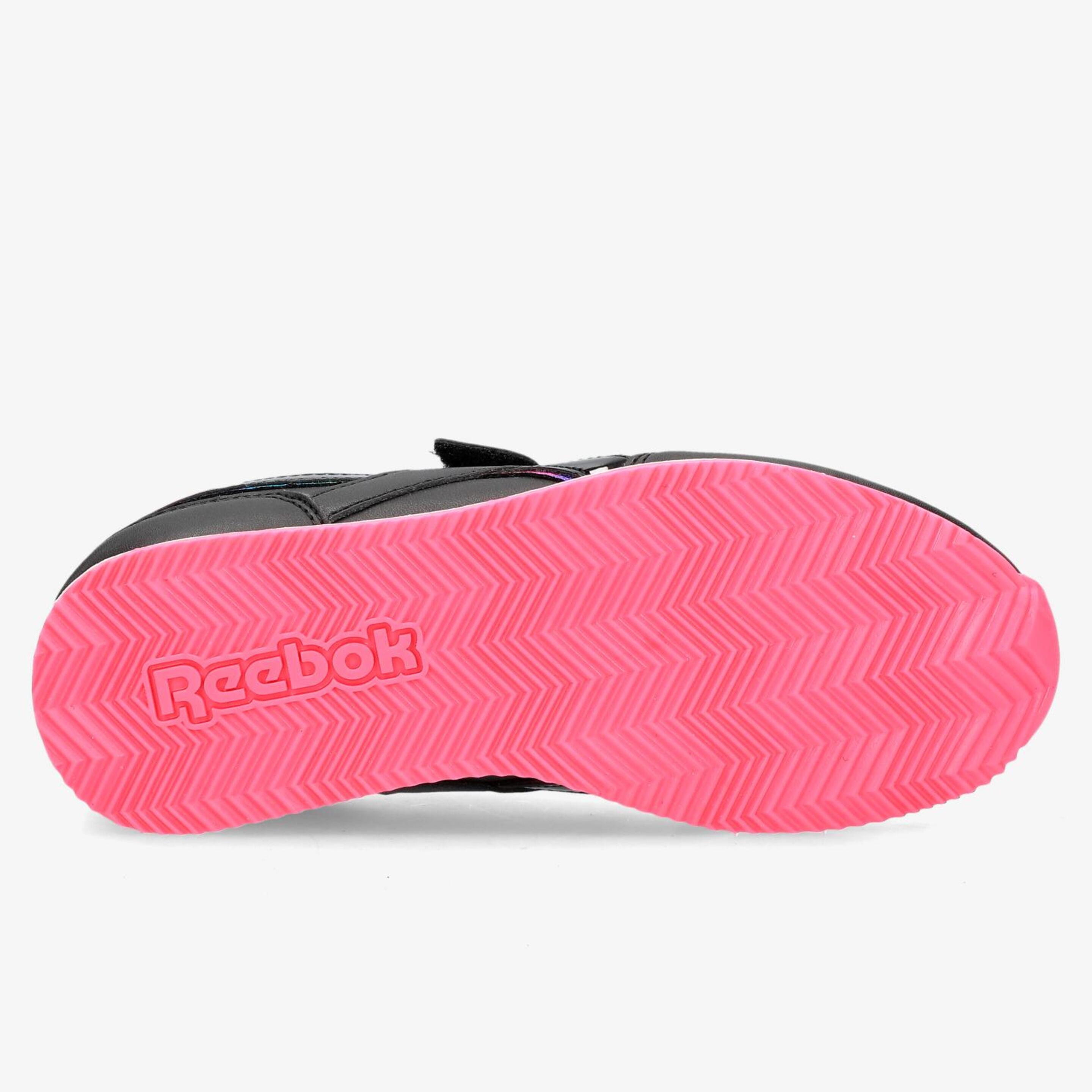 Reebok Royal CL Jog 3.0 - Negro - Zapatillas Velcro Niña