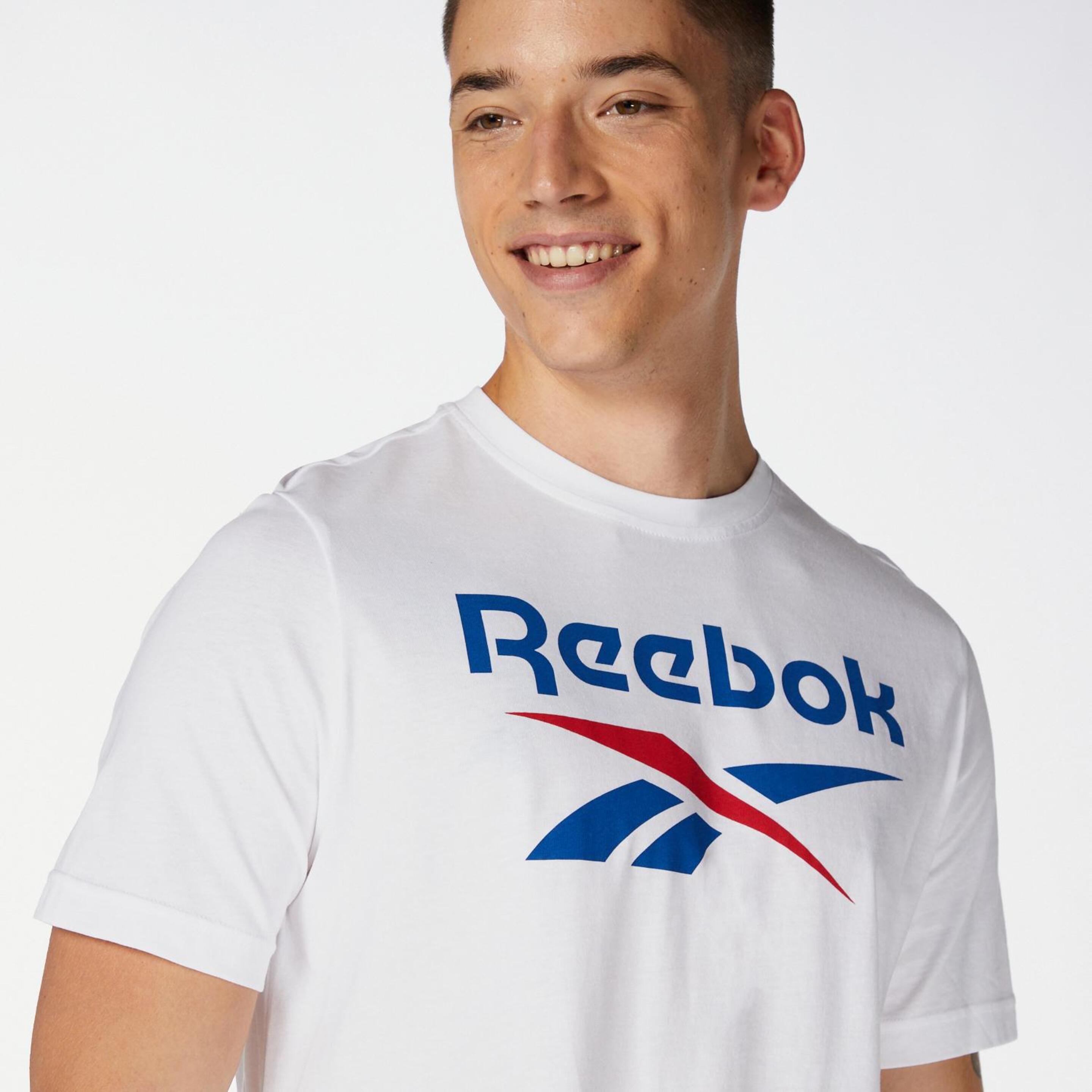 Reebok Biglogo - Blanco - Camiseta Hombre