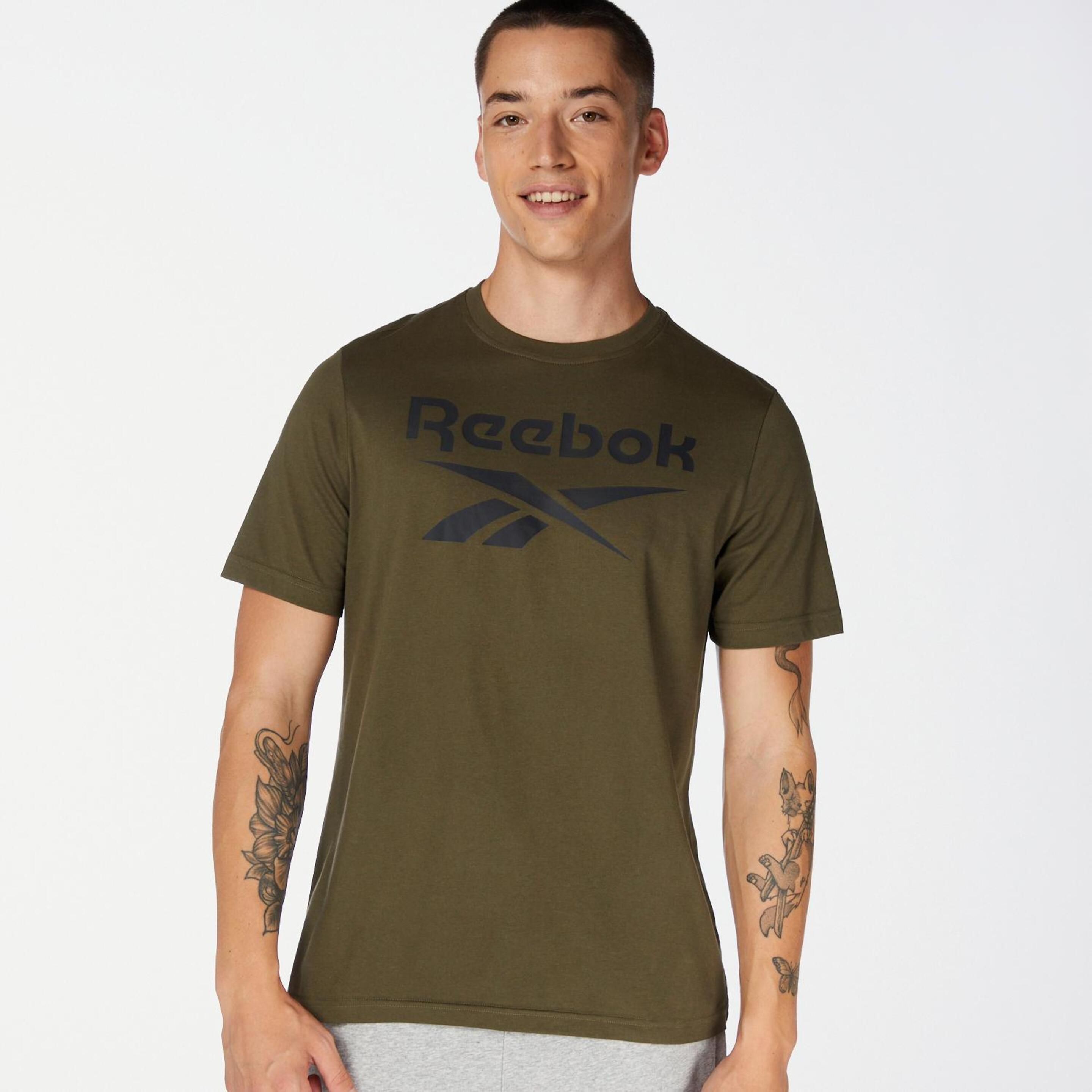 Reebok Biglogo - verde - Camiseta Hombre