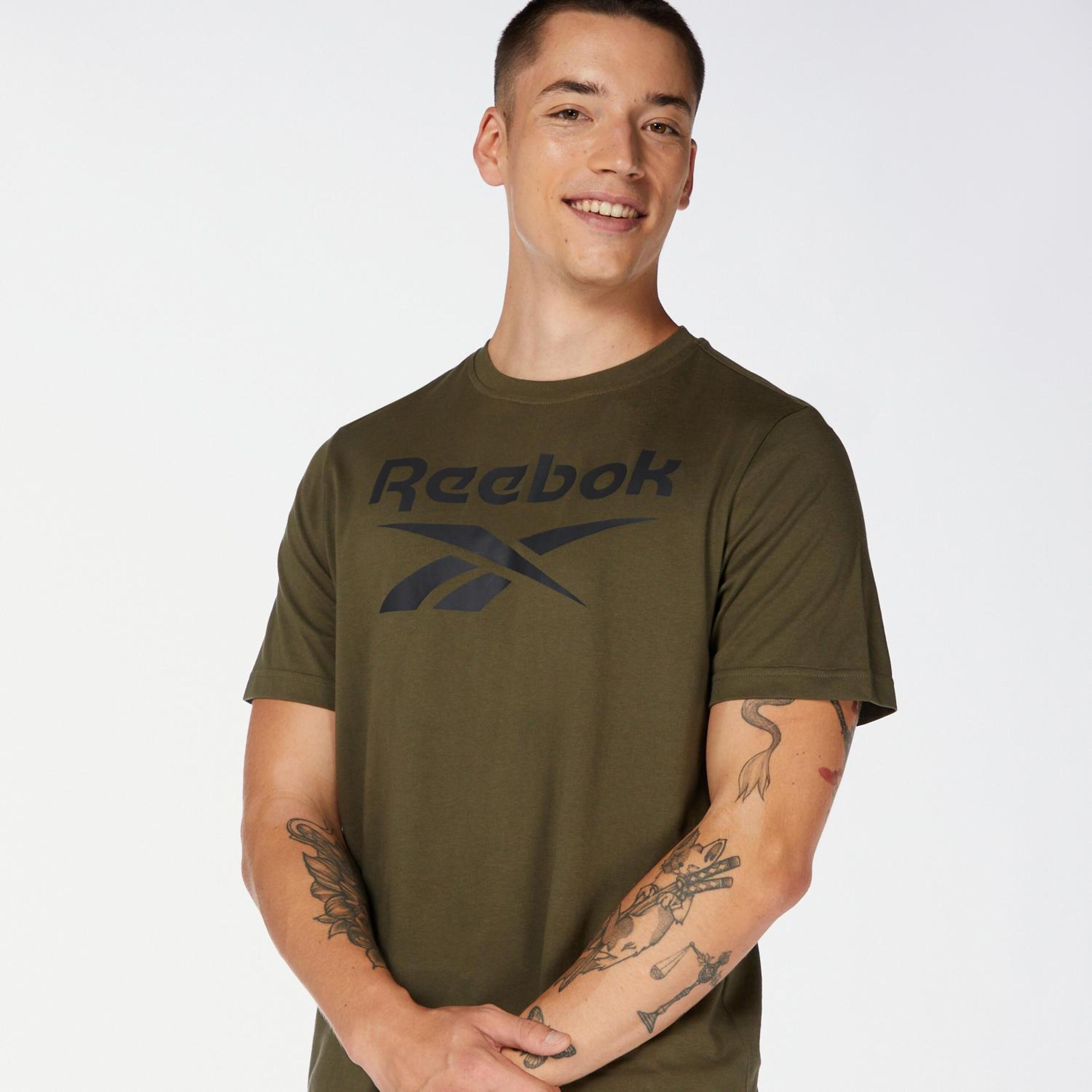 Reebok Biglogo - Verde - Camiseta Hombre