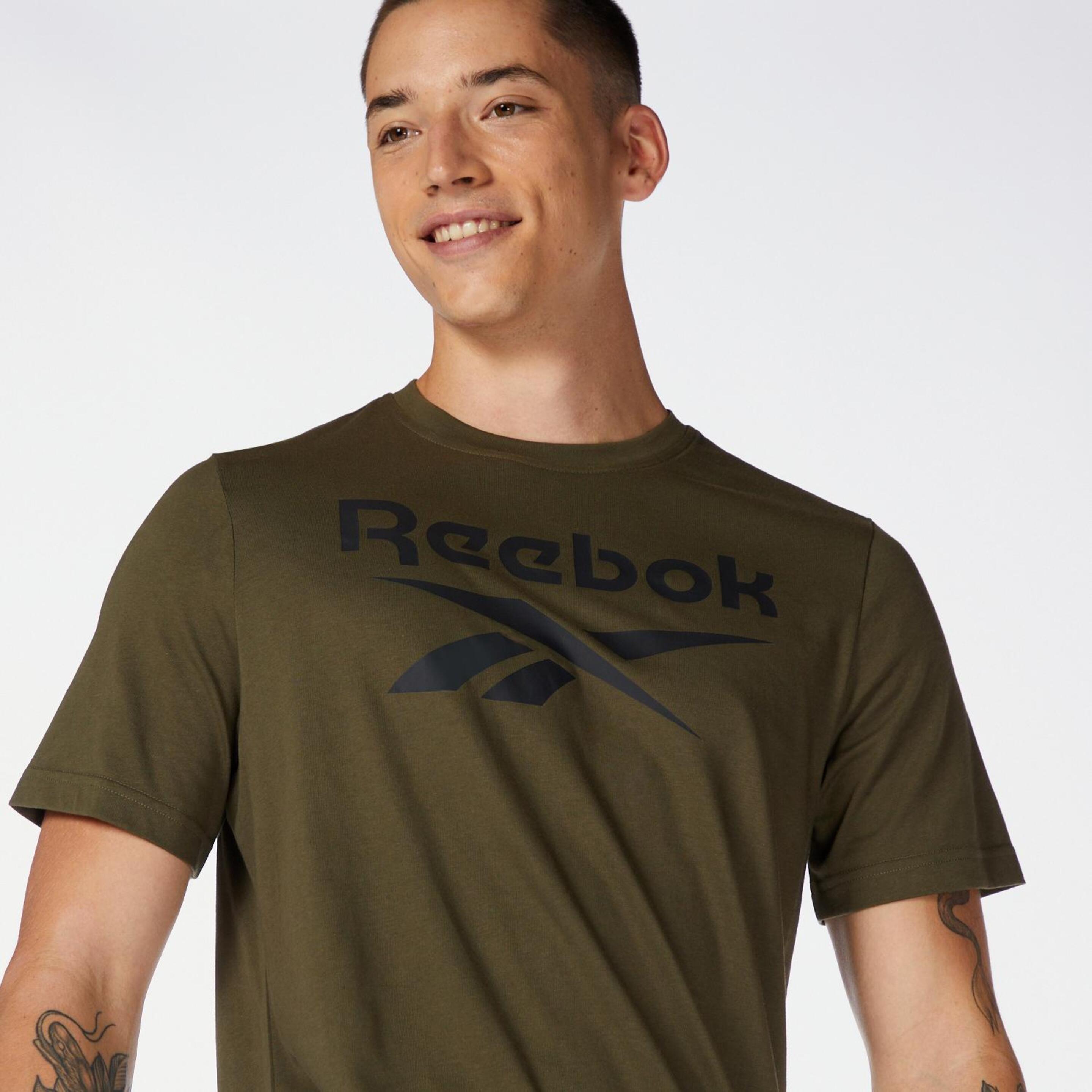 Reebok Biglogo - Verde - Camiseta Hombre