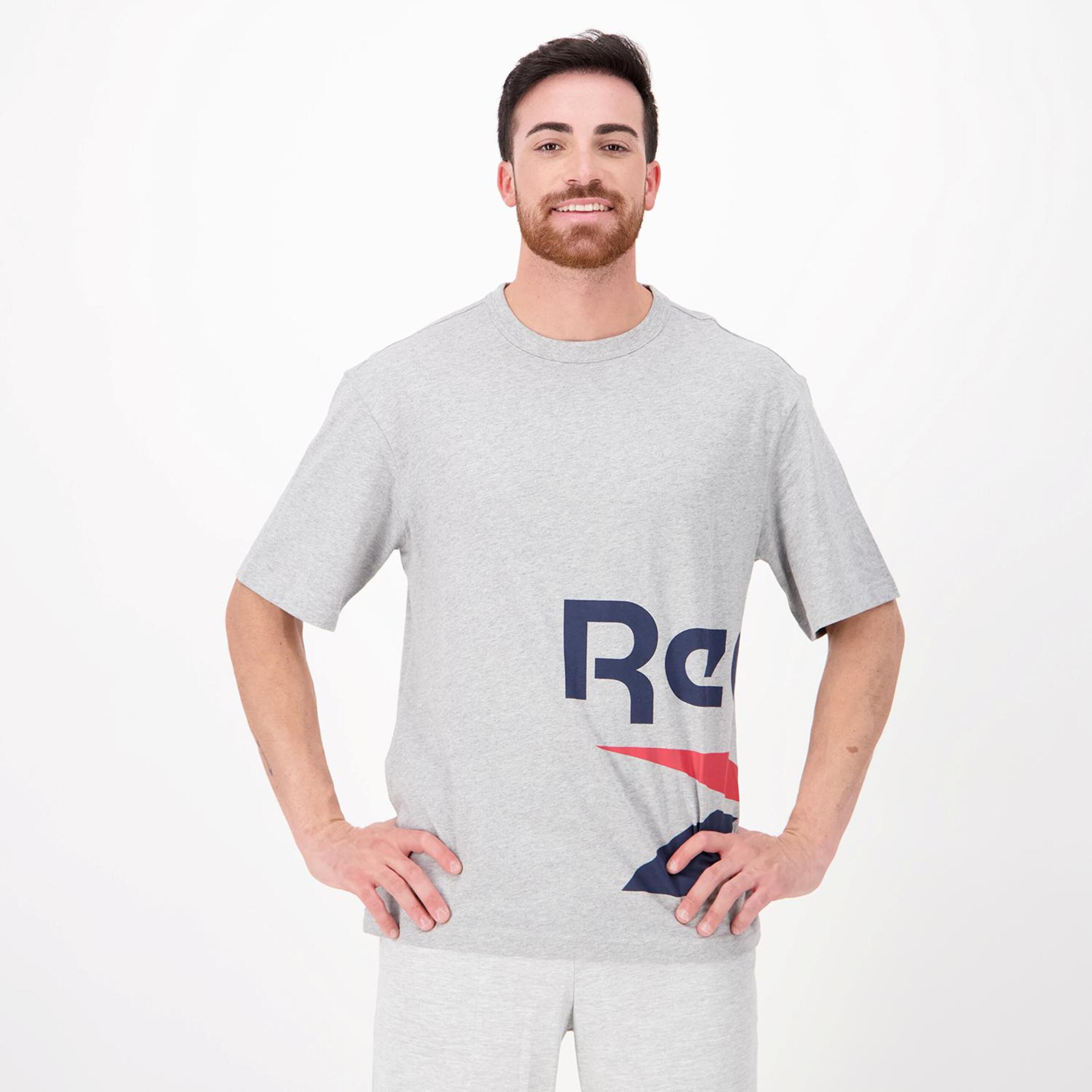 Reebok Vector - gris - Camiseta Hombre
