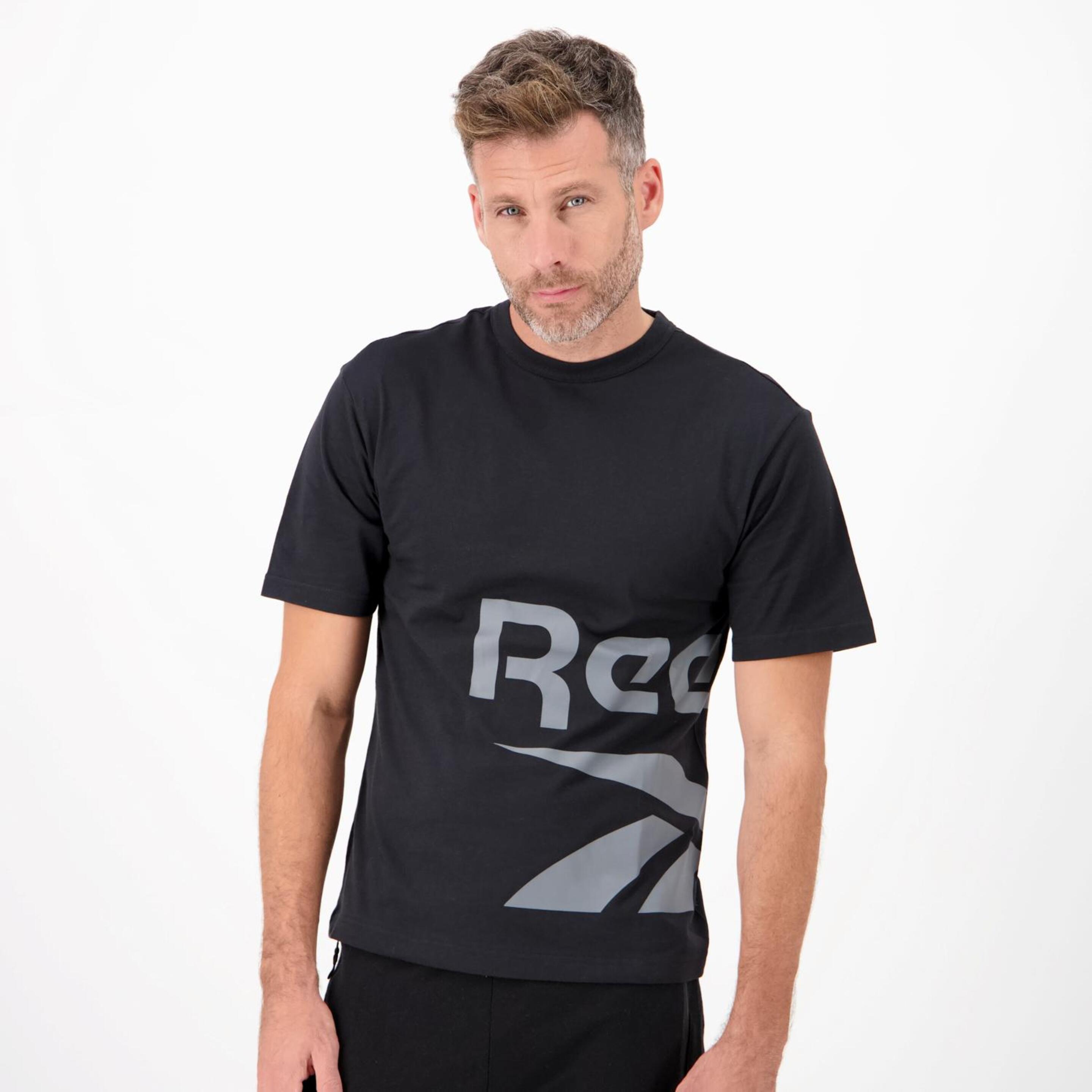 Reebok Vector - negro - Camiseta Hombre
