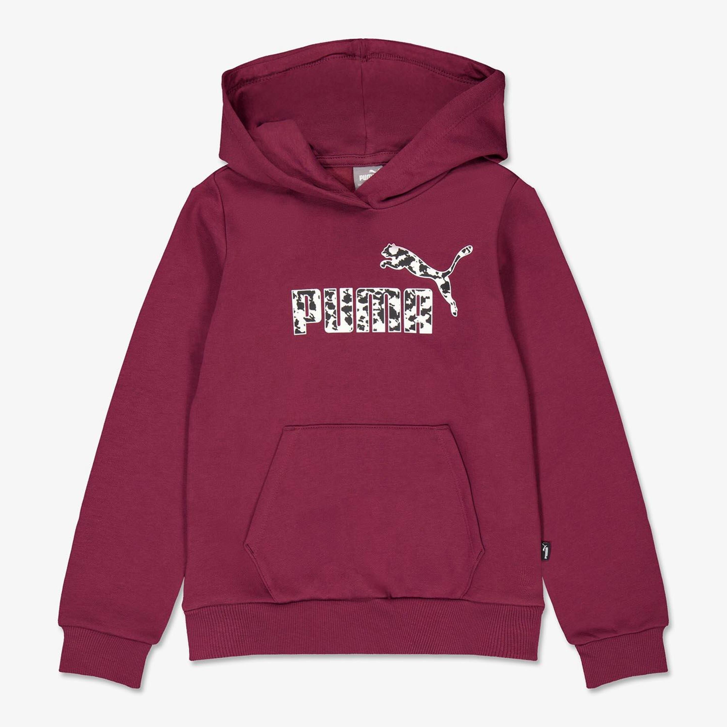 Sweatshirt Puma - rojo - Sweatshirt Capuz Rapariga