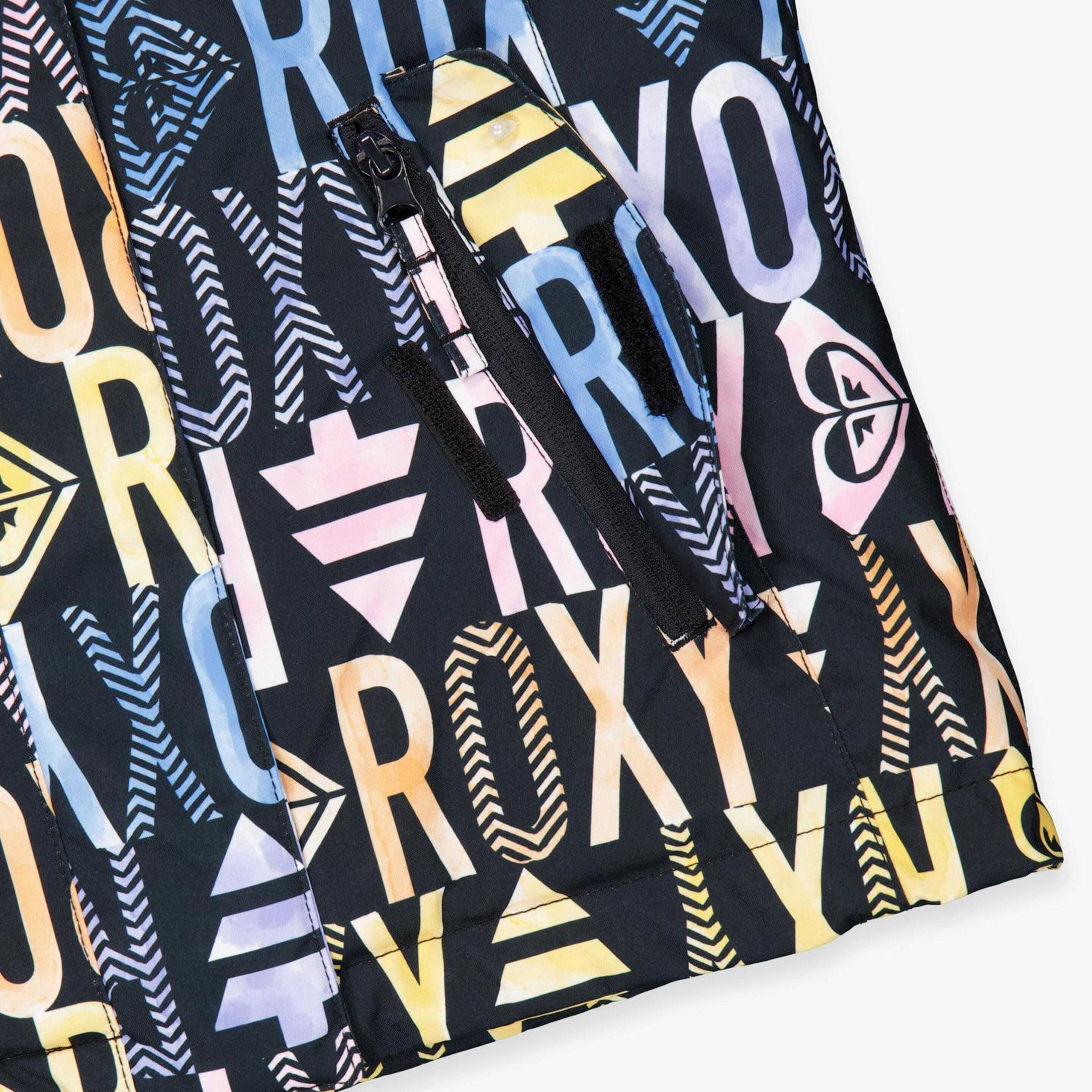 Roxy Jetty - Multicolor - Anorak Nieve Niña