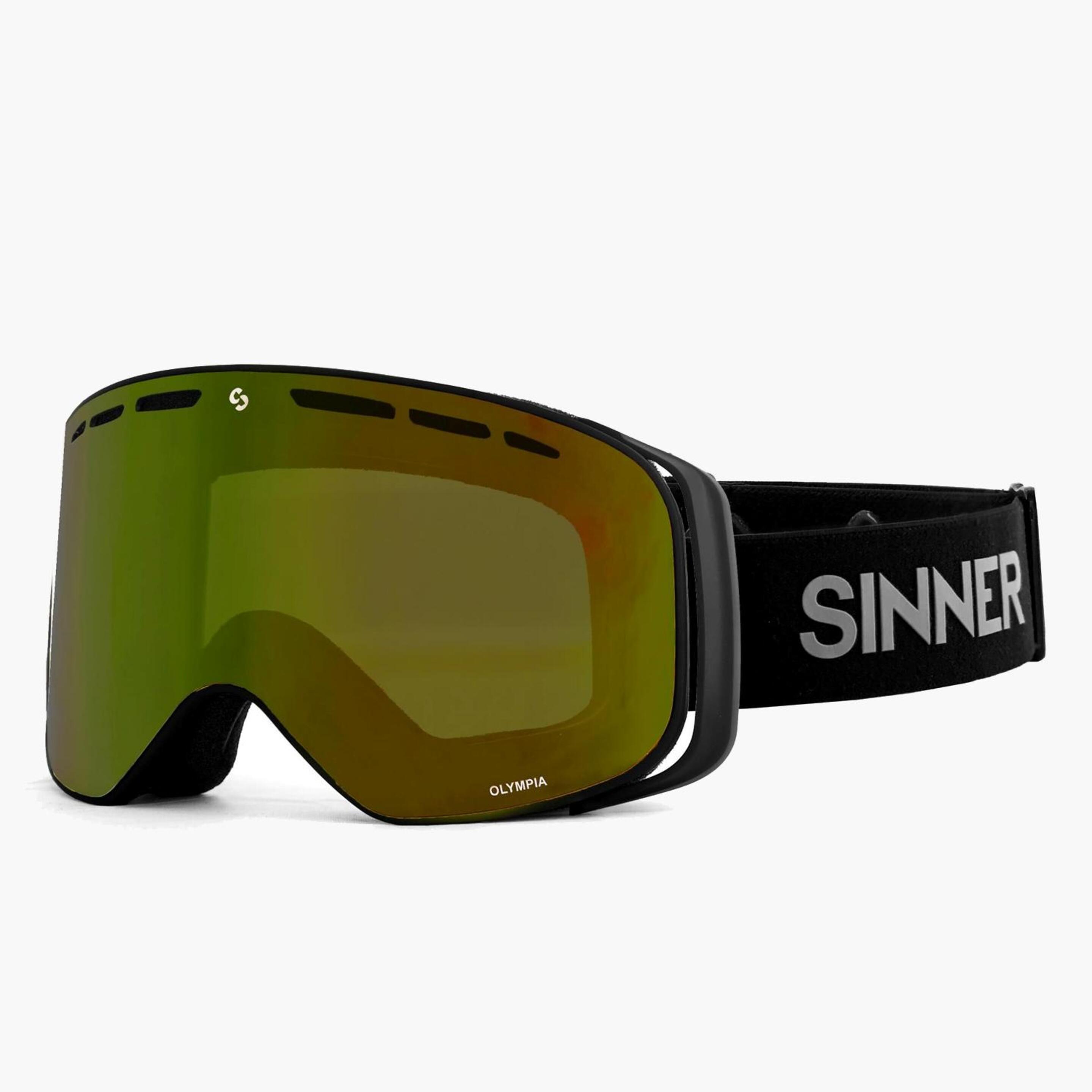 Sinner Olympia - negro - Óculos Ski Adulto