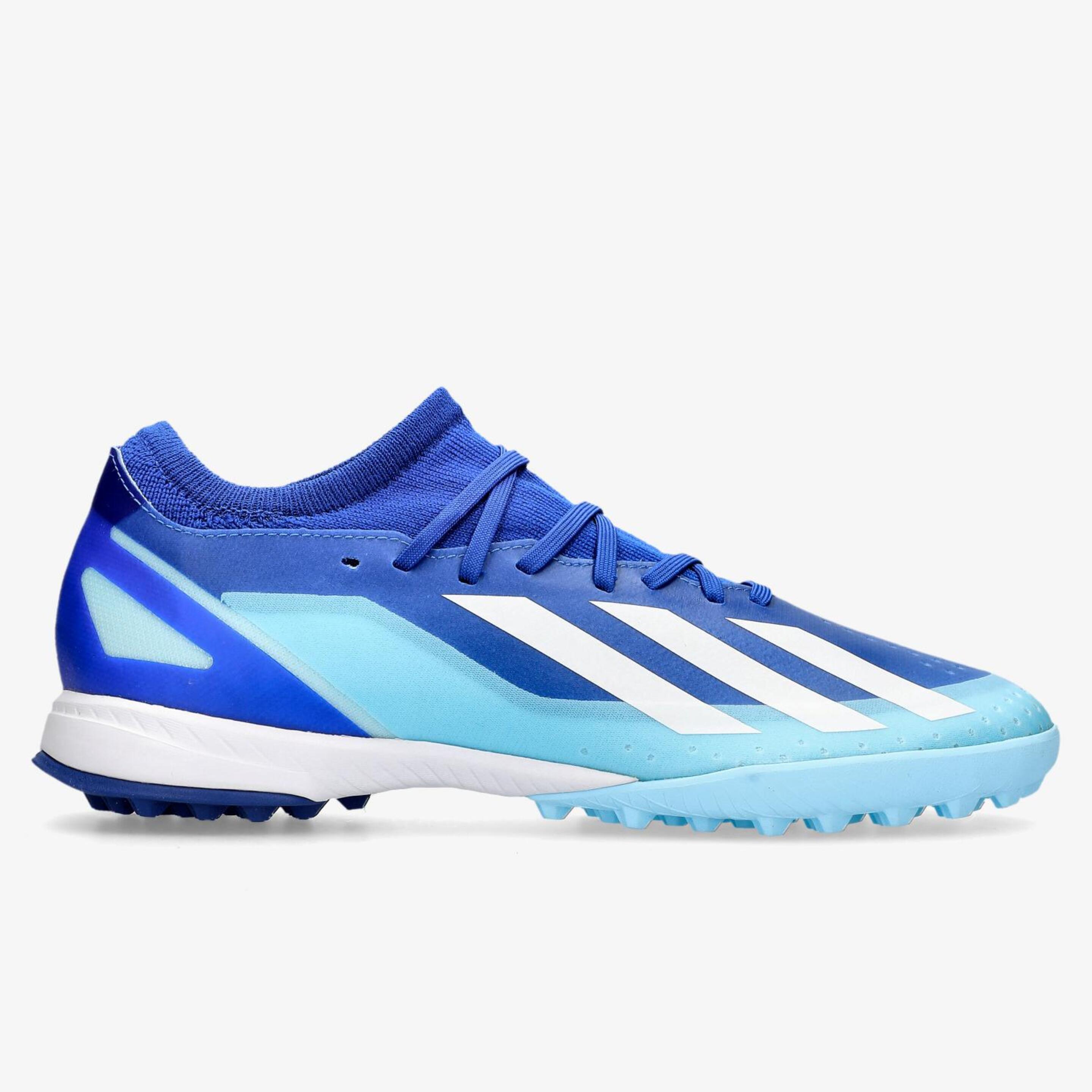 adidas X Crazyfast 3 - azul - Botas Fútbol Hombre Turf