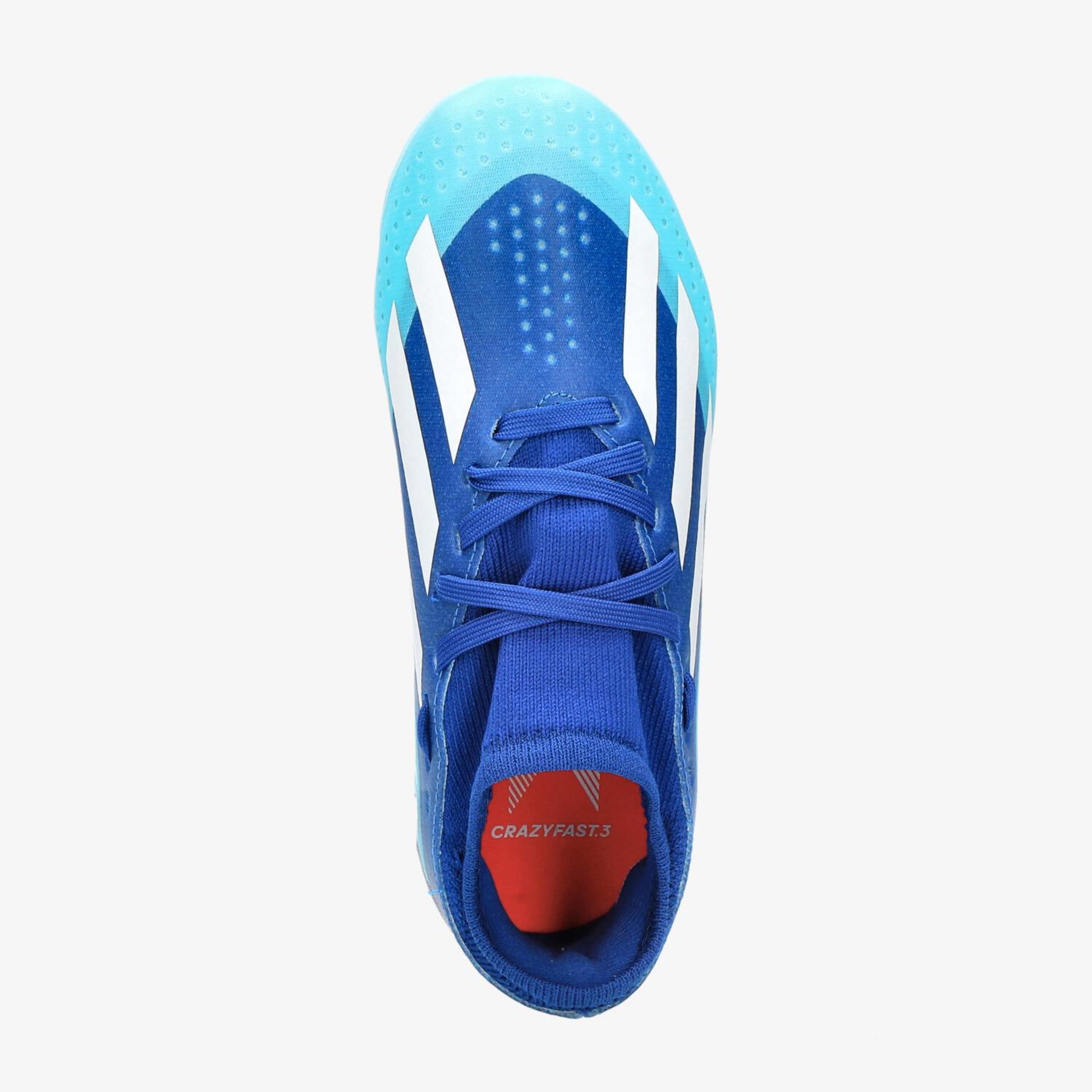 adidas X Crazyfast 3 FG - Azul - Chuteiras Pitons Júnior | Sport Zone