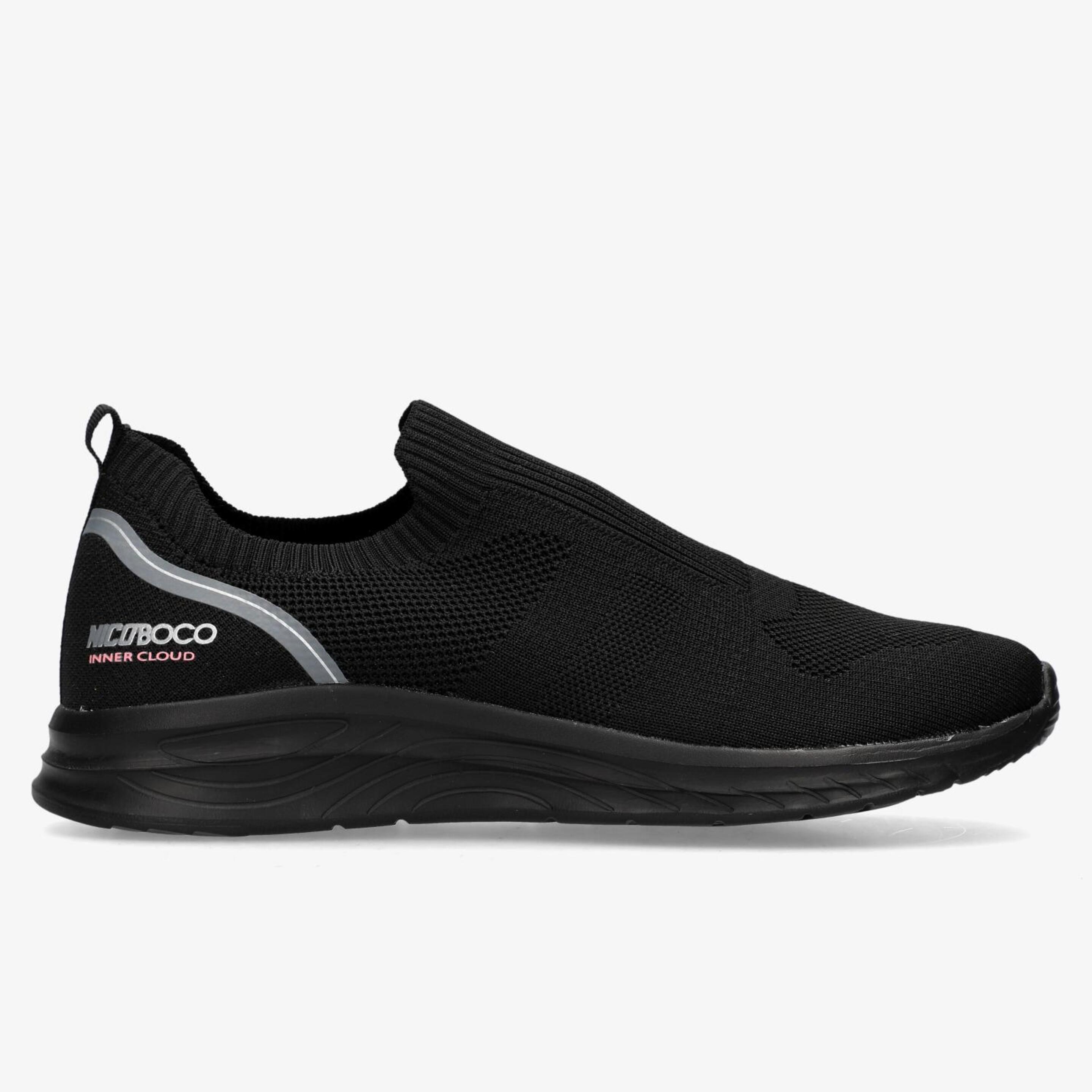 Nicoboco Loafer  - Negro - Zapatillas Slip On Mujer