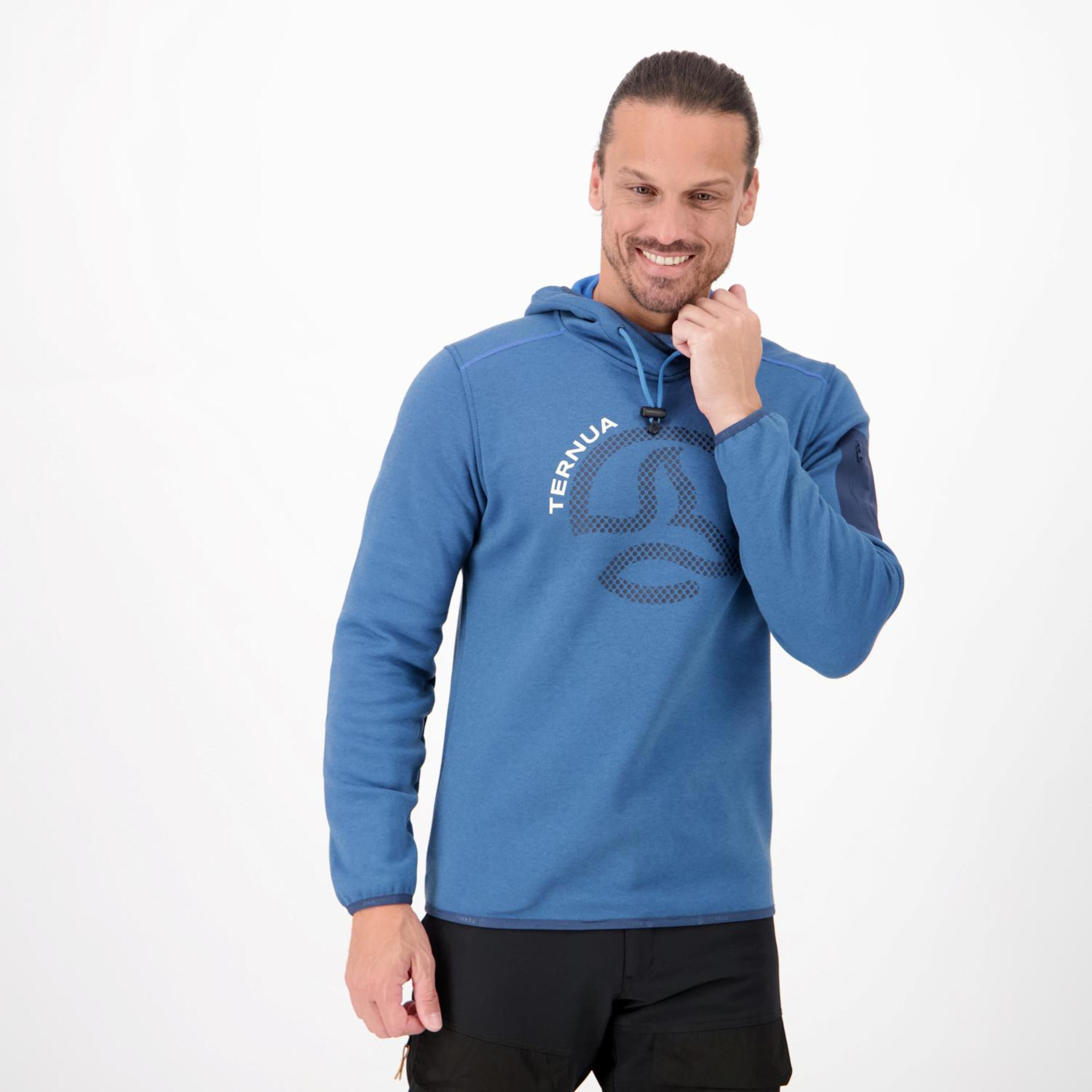 Ternua Myrdin - Azul - Sweatshirt Montanha Homem | Sport Zone